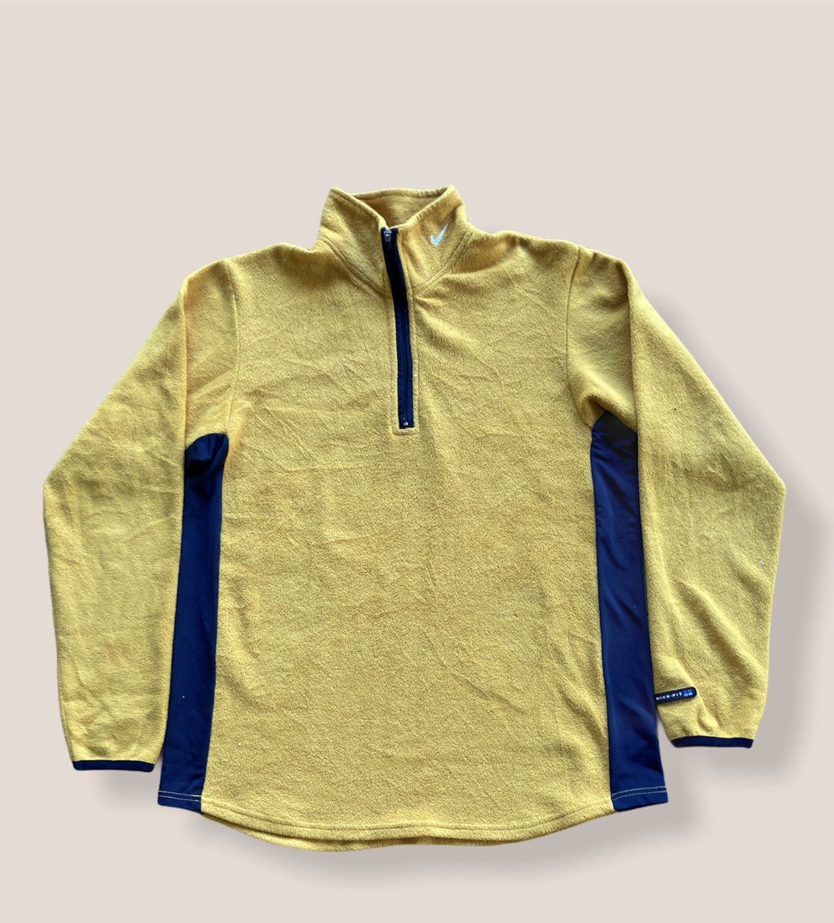 Nike × Vintage VINTAGE NIKE HALF ZIPPER FLEECE Size US L / EU 52-54 / 3 - 1 Thumbnail