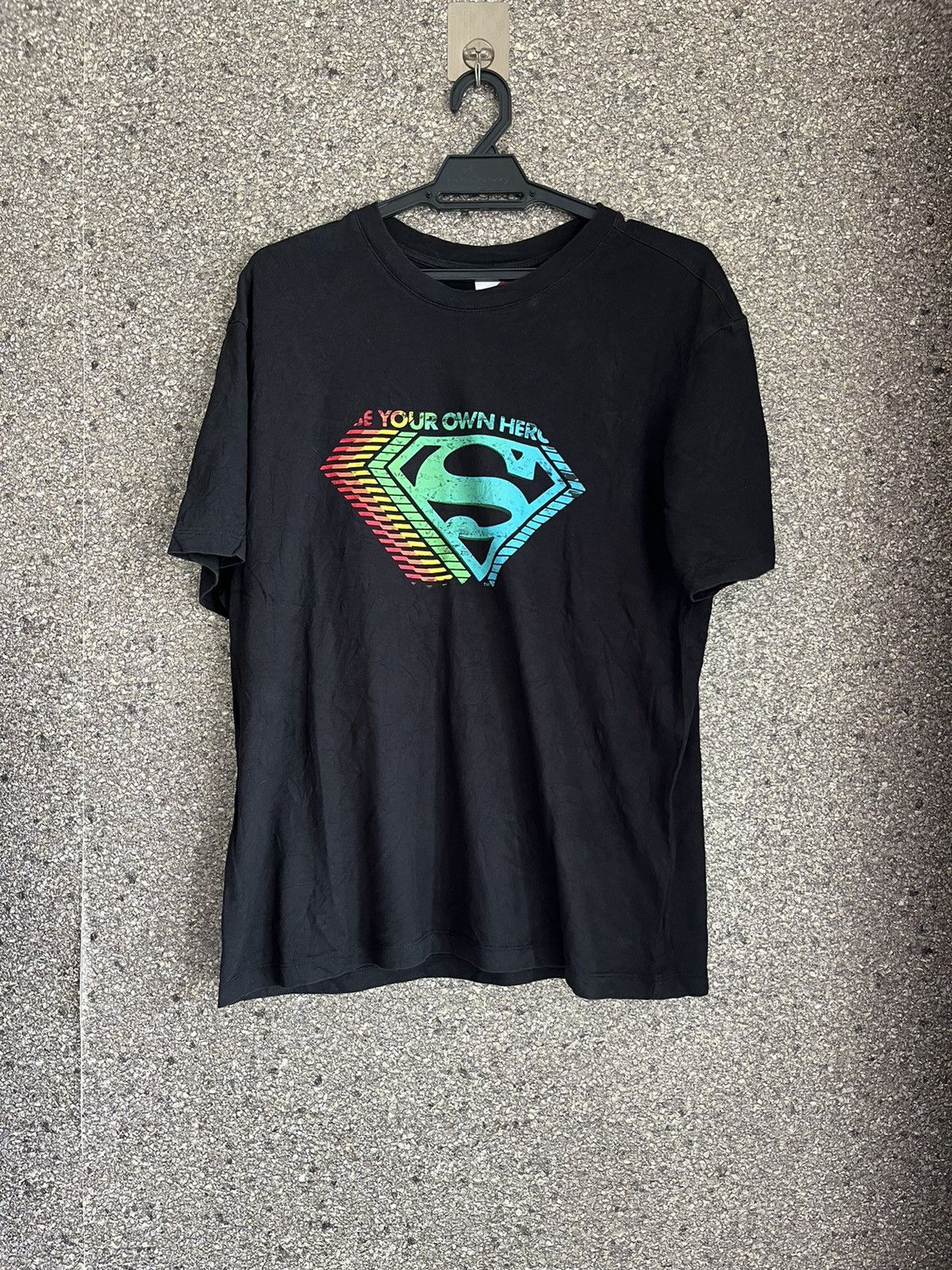 Image of Vintage Superman Ft10 in Black, Men's (Size Large)