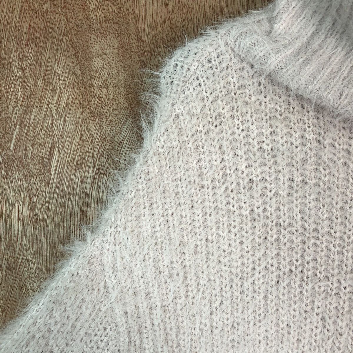 Homespun Knitwear Rose Farm Pink Shag Shaggy Fur Mohair Knitwear #6663 Size M / US 6-8 / IT 42-44 - 6 Thumbnail