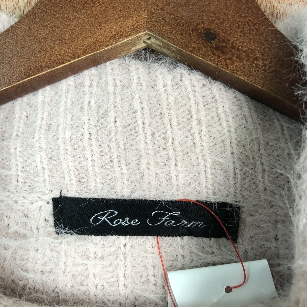Homespun Knitwear Rose Farm Pink Shag Shaggy Fur Mohair Knitwear #6663 Size M / US 6-8 / IT 42-44 - 7 Thumbnail