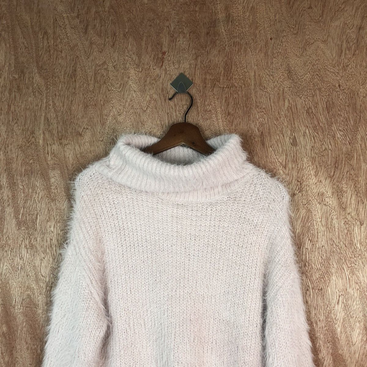 Homespun Knitwear Rose Farm Pink Shag Shaggy Fur Mohair Knitwear #6663 Size M / US 6-8 / IT 42-44 - 2 Thumbnail