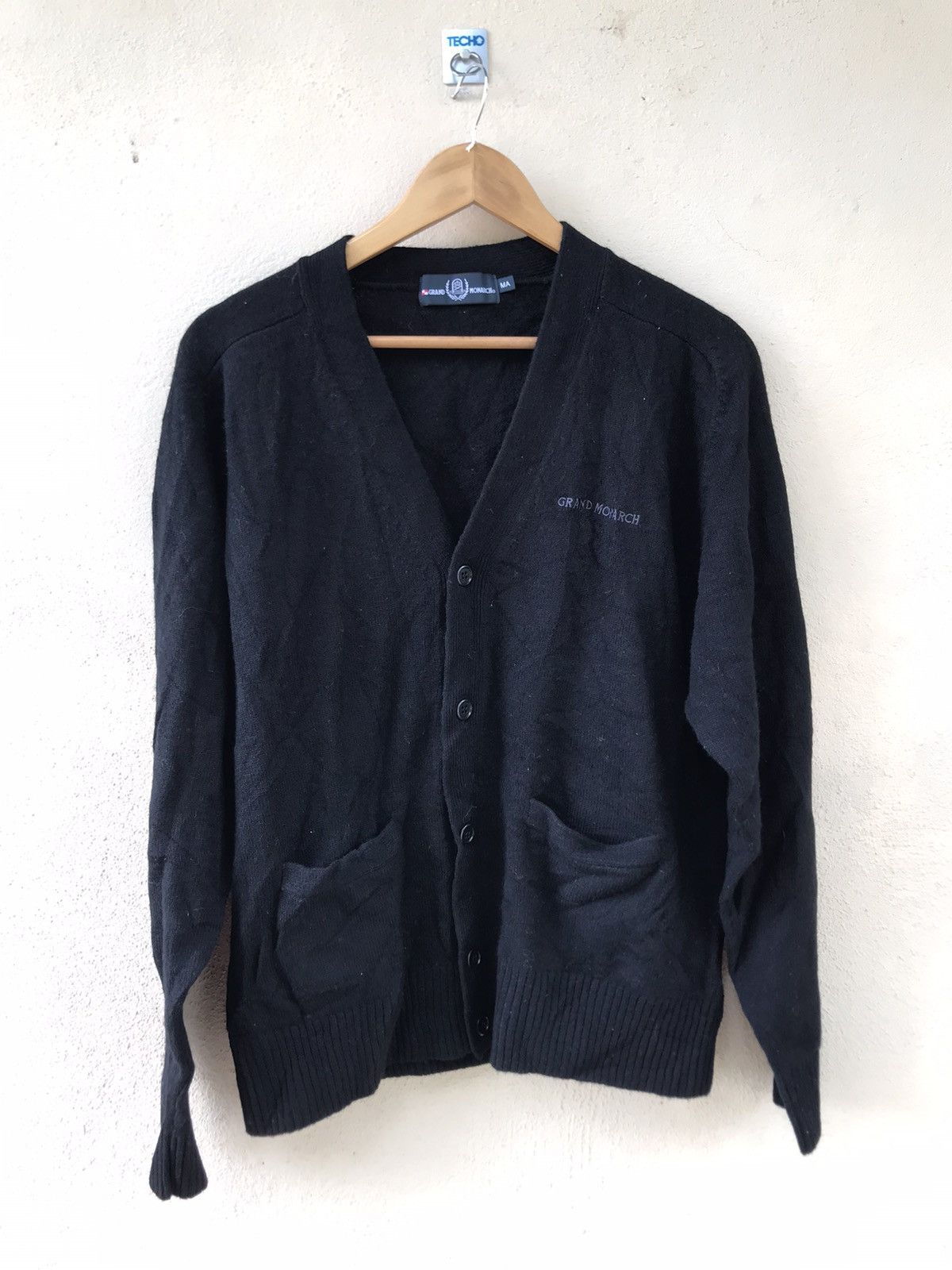 Japanese Brand MadeInJapan Mizuno Grand Monarch Wools Cardigan Size US L / EU 52-54 / 3 - 1 Thumbnail
