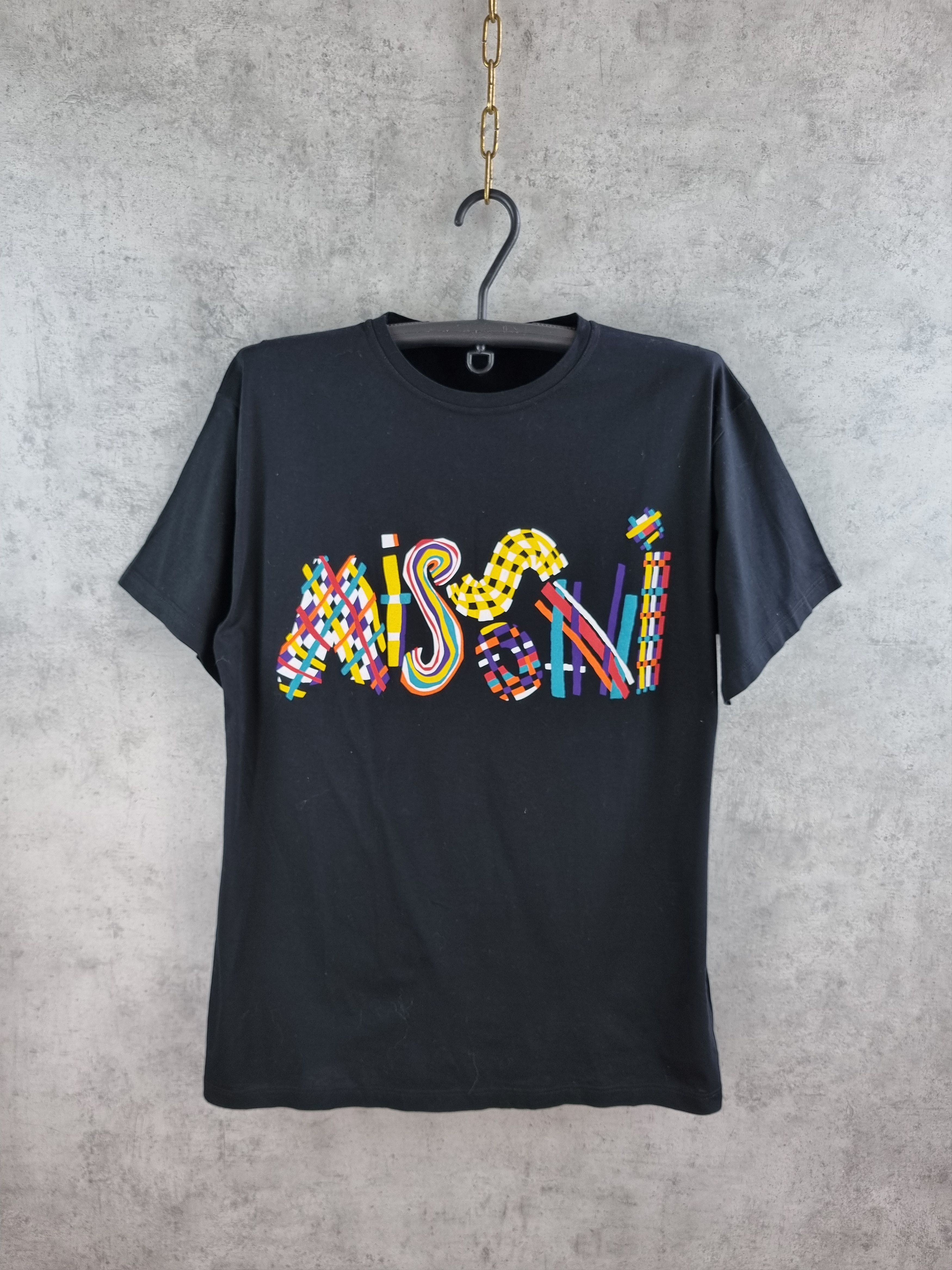 Missoni Rare MISSONI Art Comic Logo Tee Shirt Size US L / EU 52-54 / 3 - 1 Thumbnail