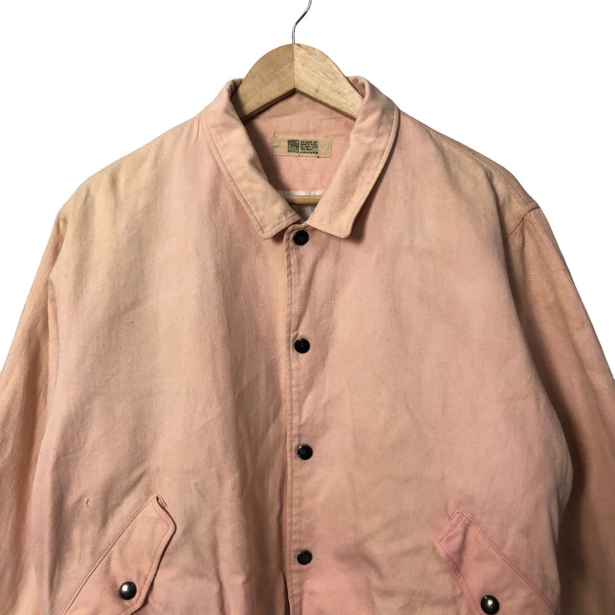 Japanese Brand Vintage Produced By Boa Big Logo Button Ups Jacket Size US XXL / EU 58 / 5 - 5 Thumbnail