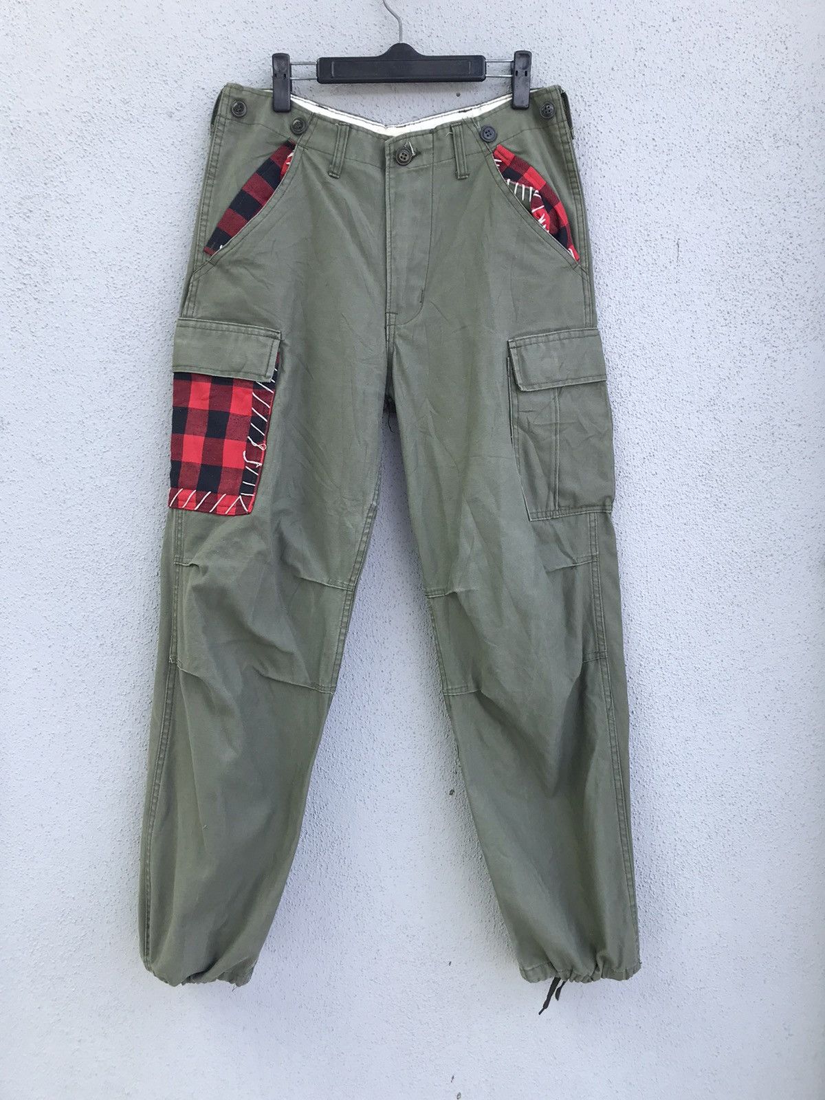 Japanese Brand r.e.re Japan Army Patchwork Cargo Pant Size US 32 / EU 48 - 1 Thumbnail