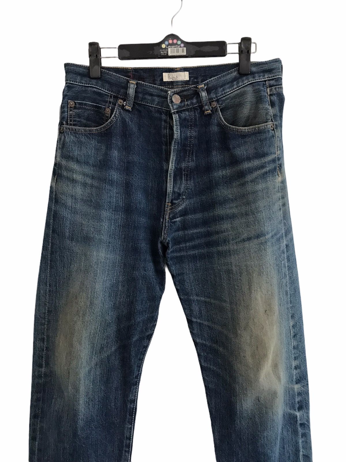 Japanese Brand Papas Maniere De Heming Well-Worn Butler Selvedge Jeans Size US 31 - 3 Thumbnail
