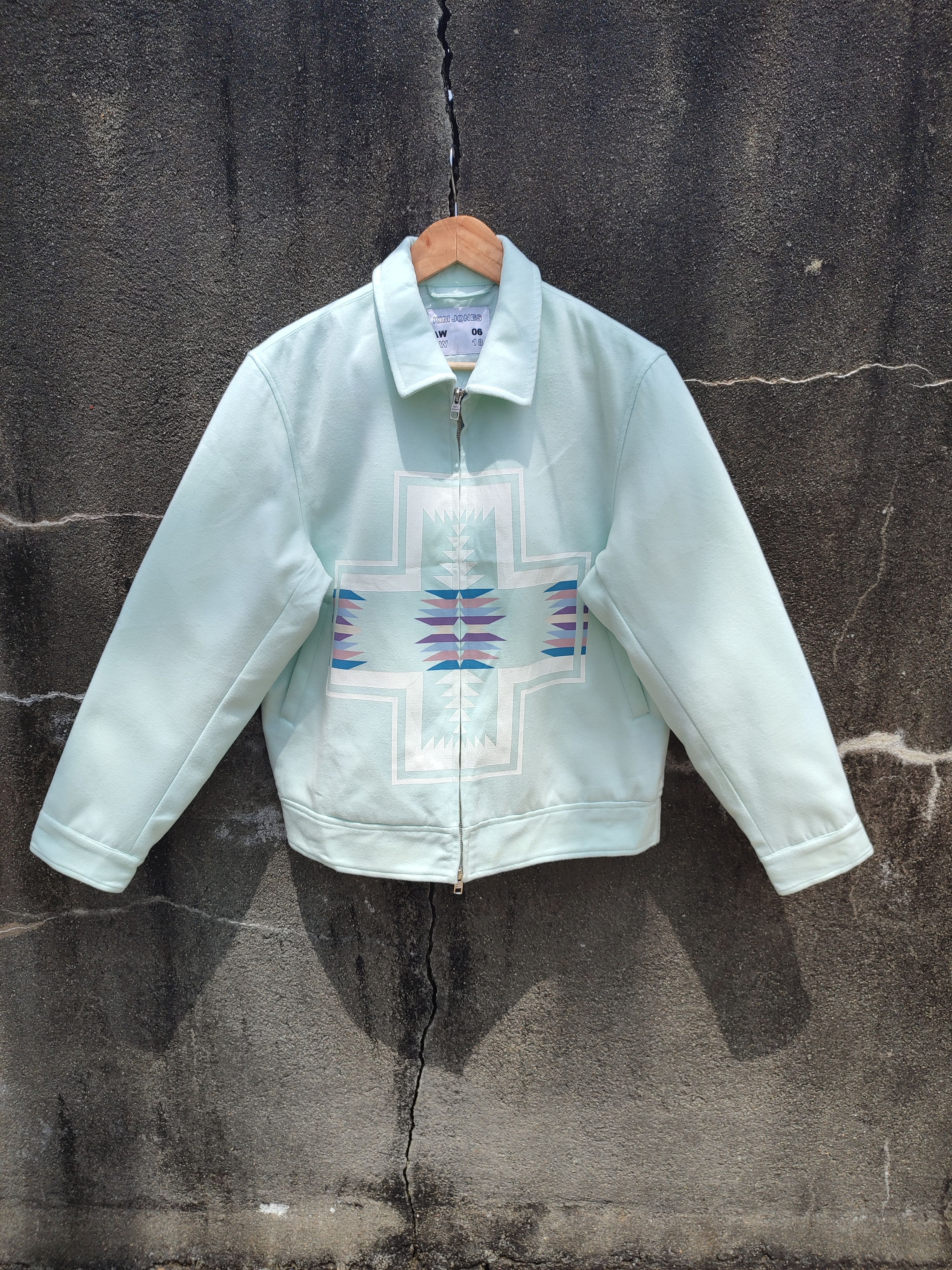 Kim Jones Kim Jones AW06 Cross Pattern Wool Jacket Rare Archive Piece Size US M / EU 48-50 / 2 - 1 Thumbnail