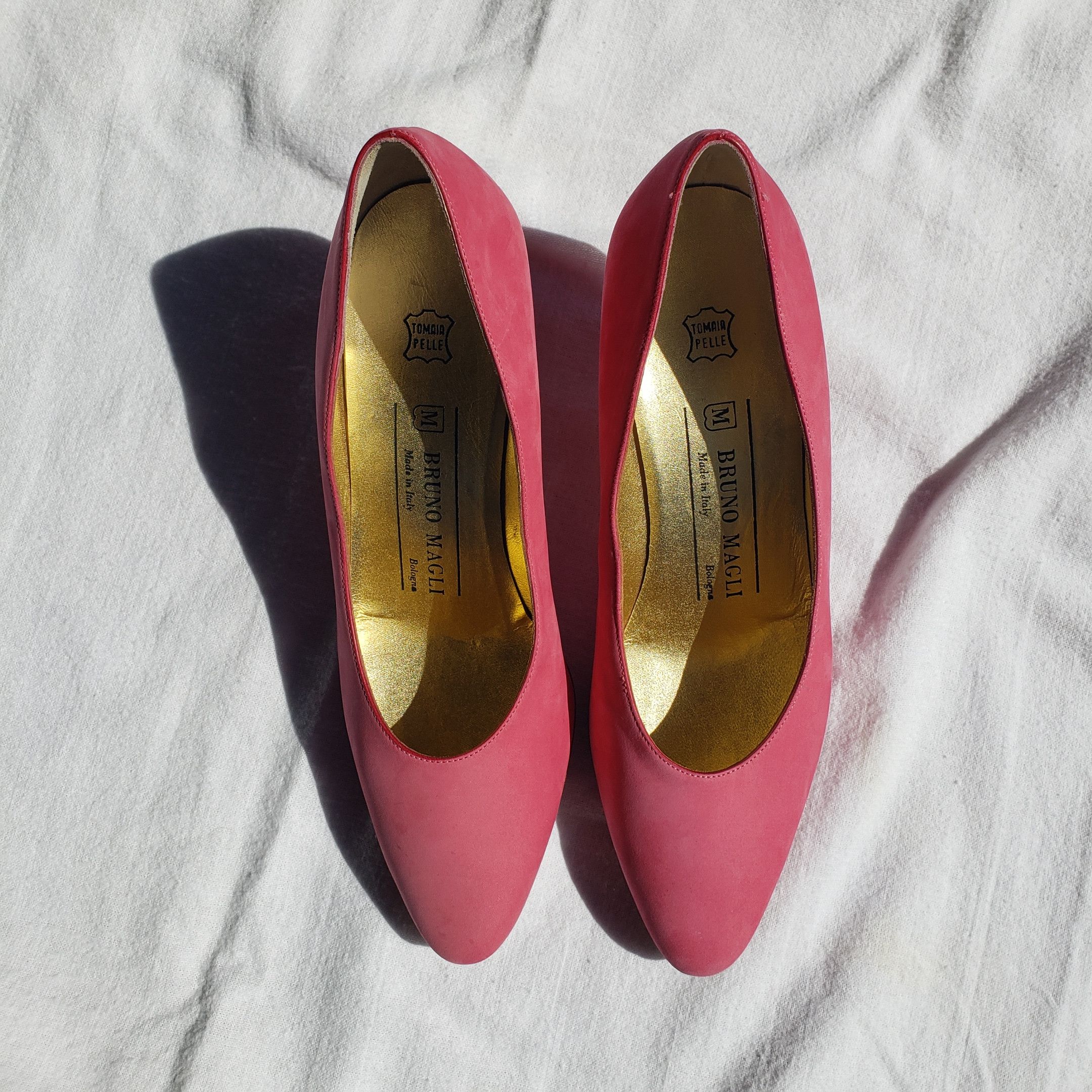 Bruno Magli NEW! Bruno Magli Pink Suede Heels Pumps 6B Size US 6 / IT 36 - 5 Thumbnail