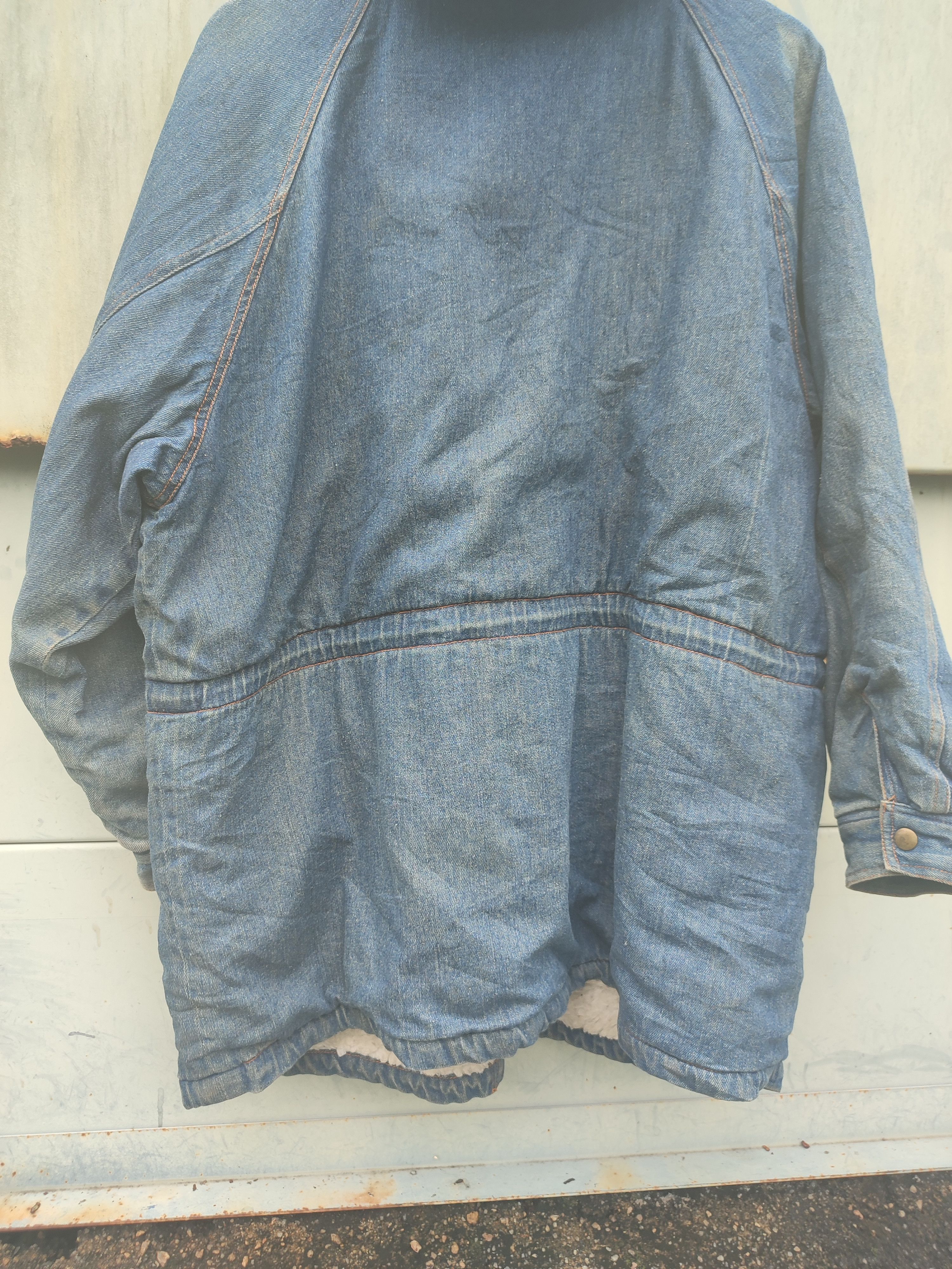 Designer × Japanese Brand Vintage JiN PLANeT Sherpa-Lined Denim Parka Jacket Size US L / EU 52-54 / 3 - 12 Thumbnail