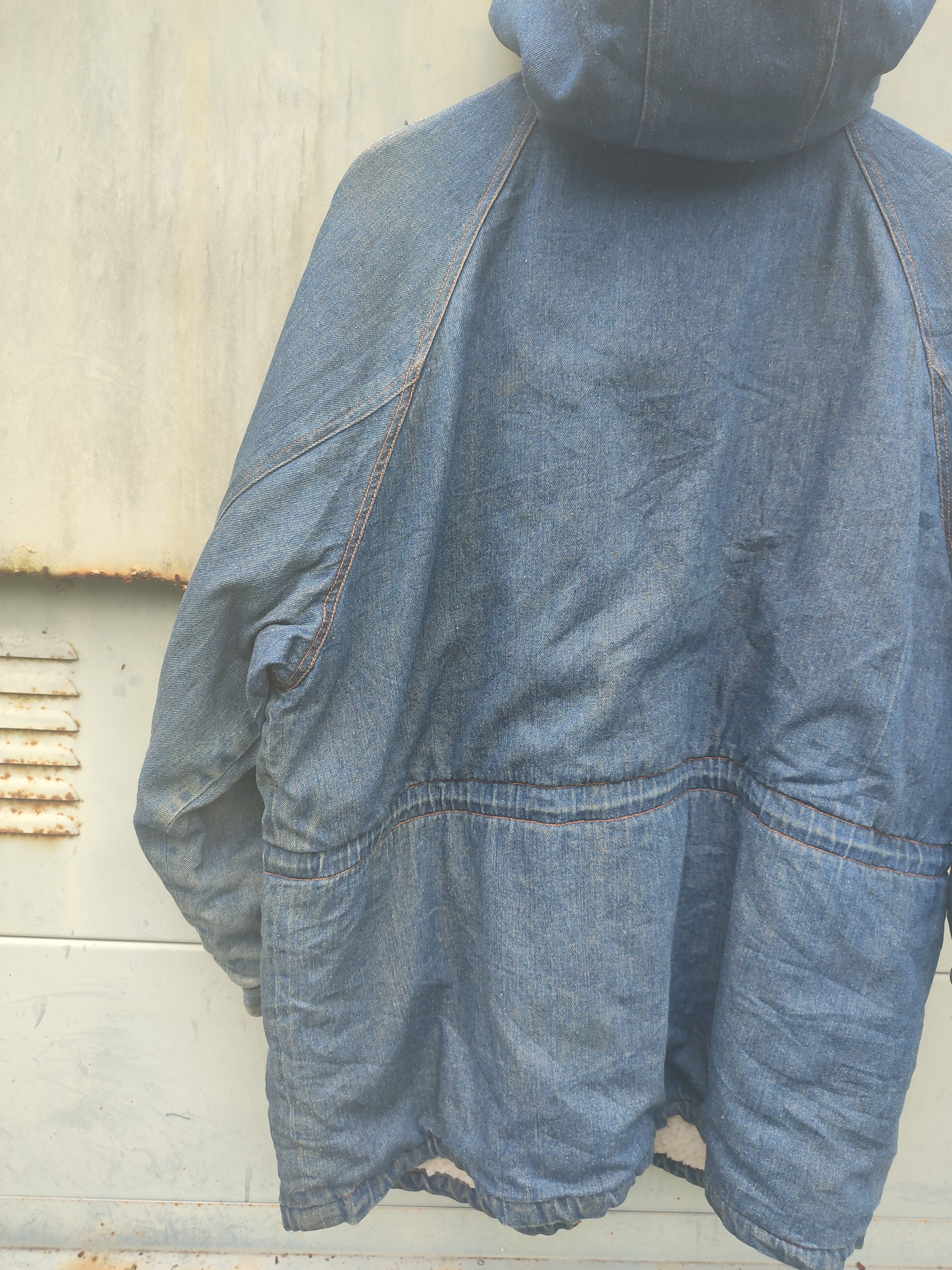 Designer × Japanese Brand Vintage JiN PLANeT Sherpa-Lined Denim Parka Jacket Size US L / EU 52-54 / 3 - 13 Thumbnail