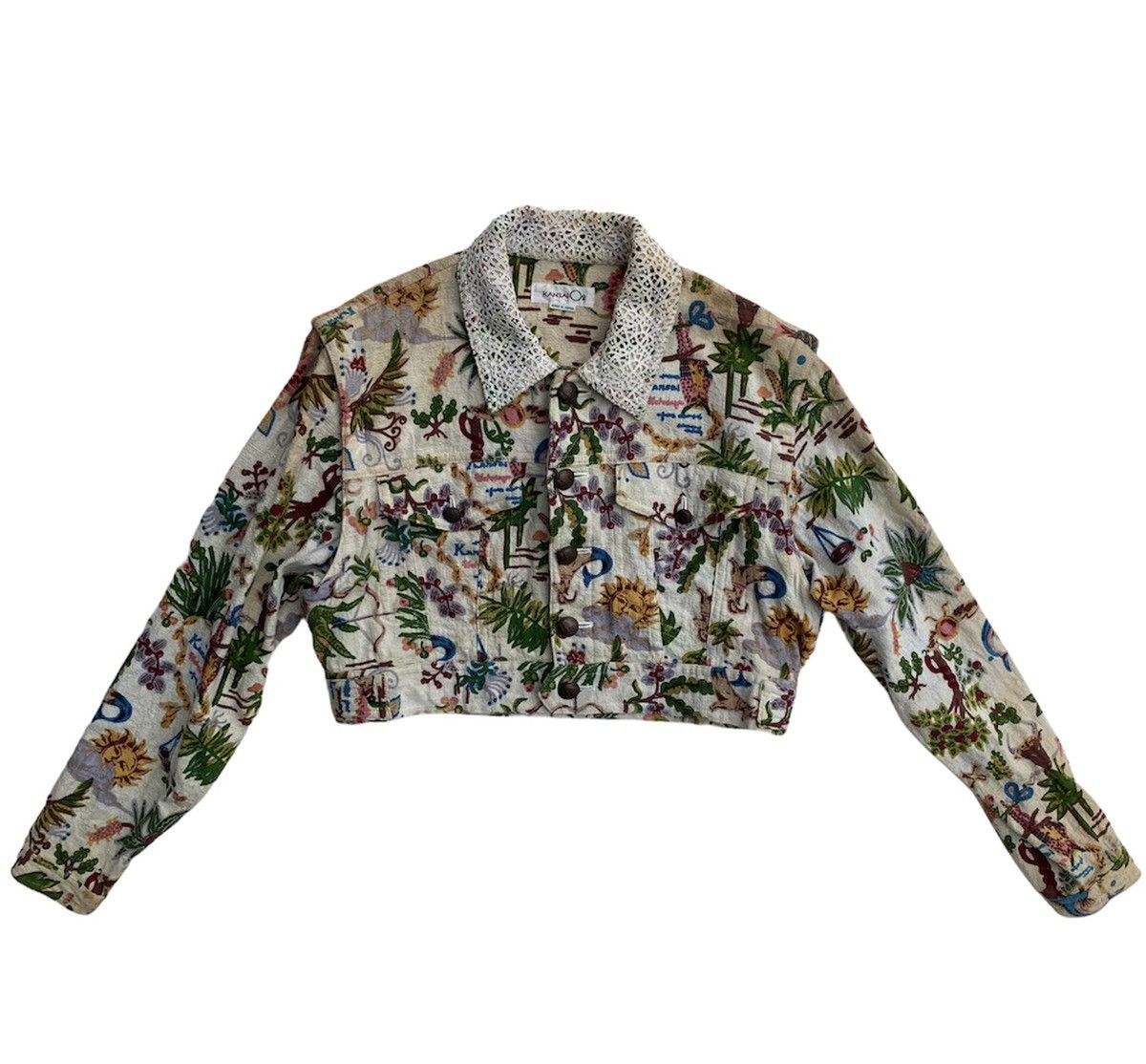 Designer Vintage KANSAI O2 By Kansai Yamamoto Jacket Size US M / EU 48-50 / 2 - 2 Thumbnail