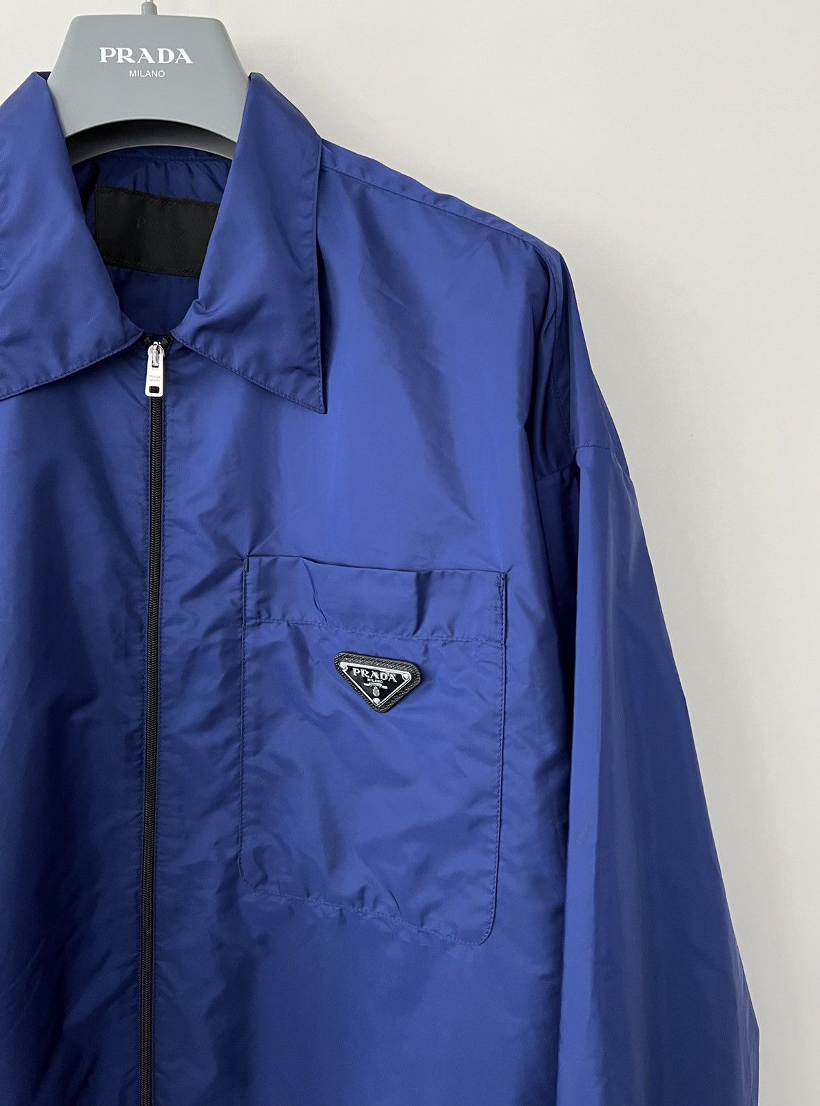 Prada Prada Re-nylon Zip-front Shirt Size US S / EU 44-46 / 1 - 2 Thumbnail