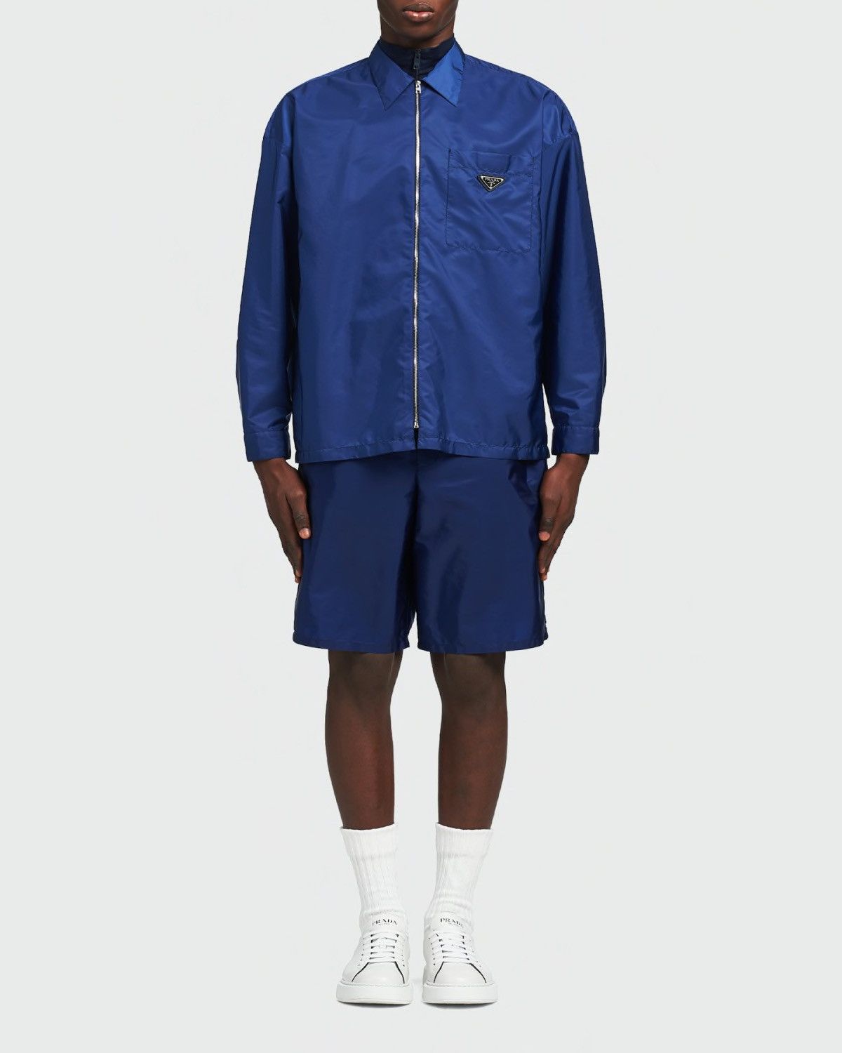 Prada Prada Re-nylon Zip-front Shirt Size US S / EU 44-46 / 1 - 4 Thumbnail