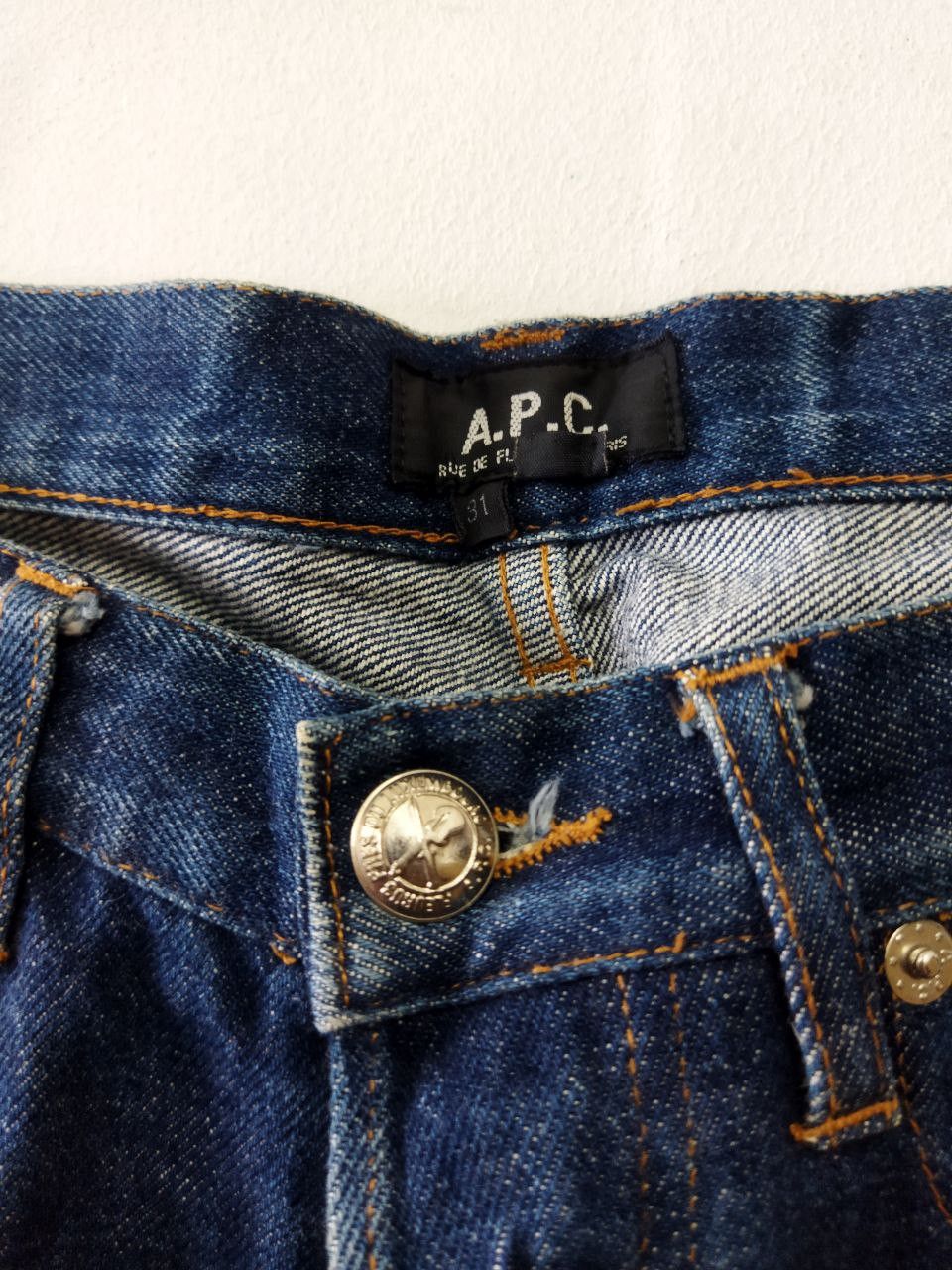 A.P.C. Vintage APC Selvedge Distressed Jeans Size US 31 - 10 Thumbnail