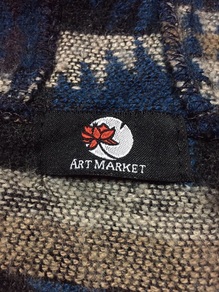 Japanese Brand Art Market Wool Jackets Size US L / EU 52-54 / 3 - 3 Thumbnail