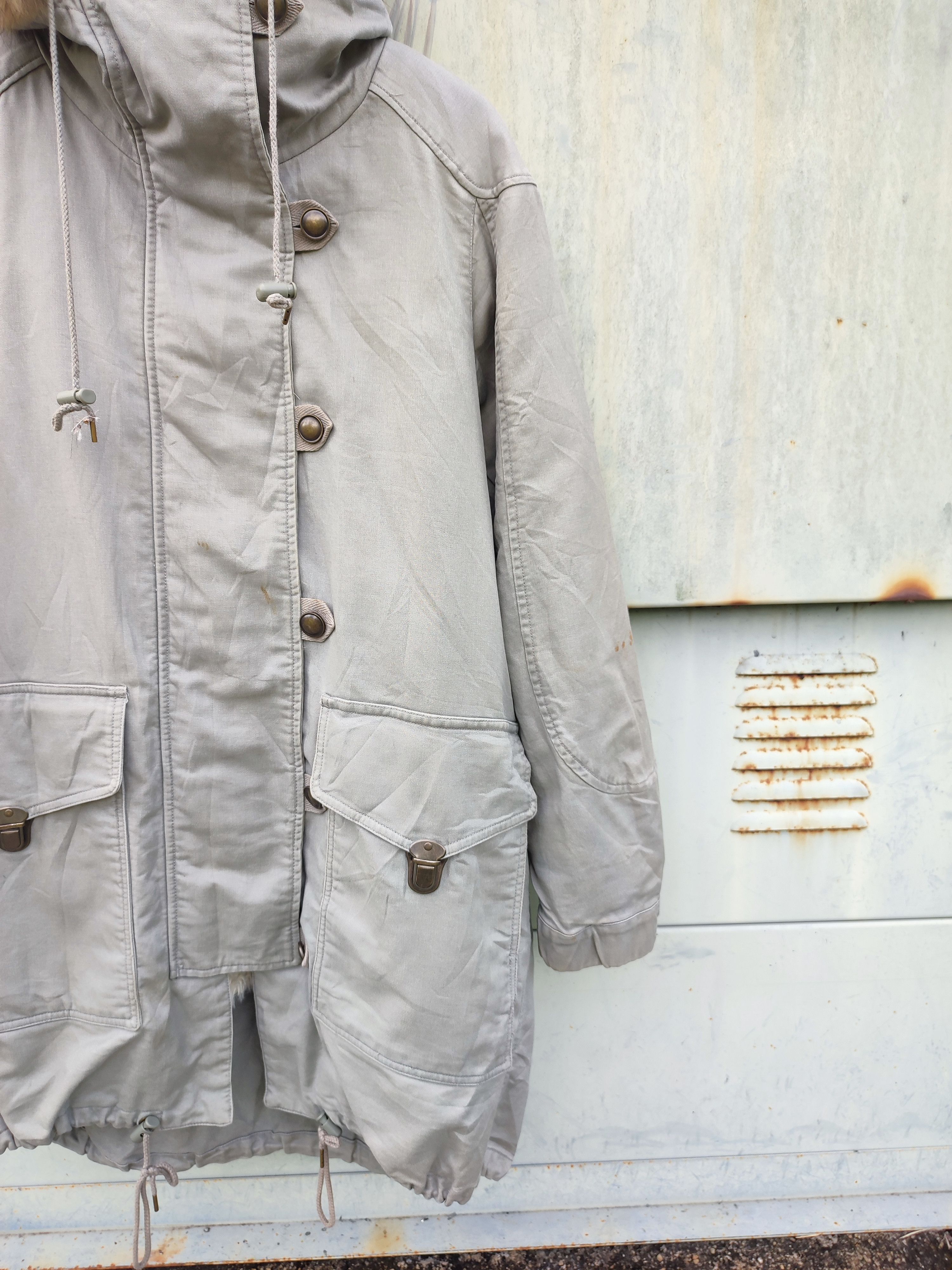 Designer × Issey Miyake × Tsumori Chisato Tsumori Chisato Faux Fur Lined Mod Coat Size M / US 6-8 / IT 42-44 - 5 Thumbnail