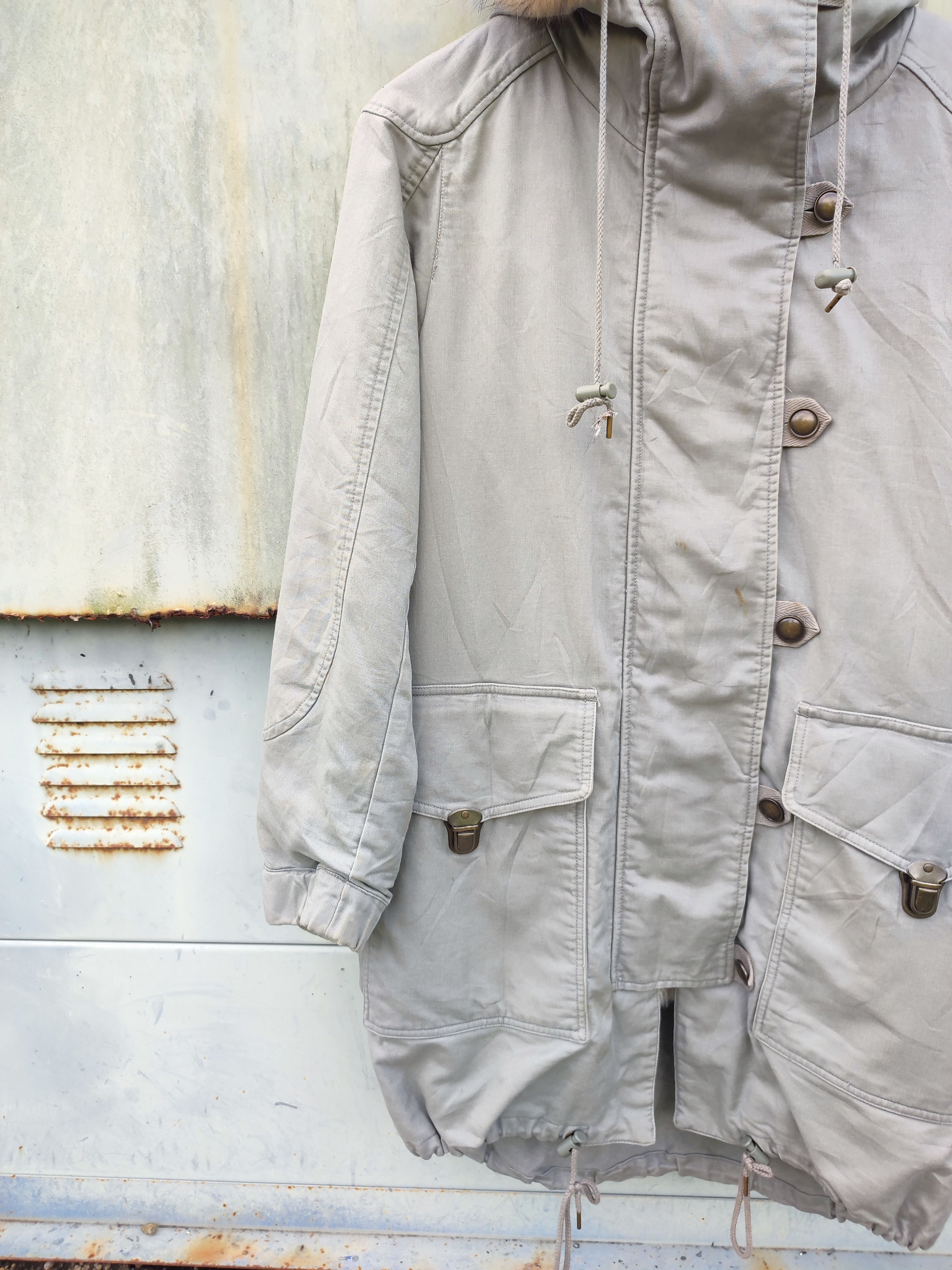 Designer × Issey Miyake × Tsumori Chisato Tsumori Chisato Faux Fur Lined Mod Coat Size M / US 6-8 / IT 42-44 - 6 Thumbnail