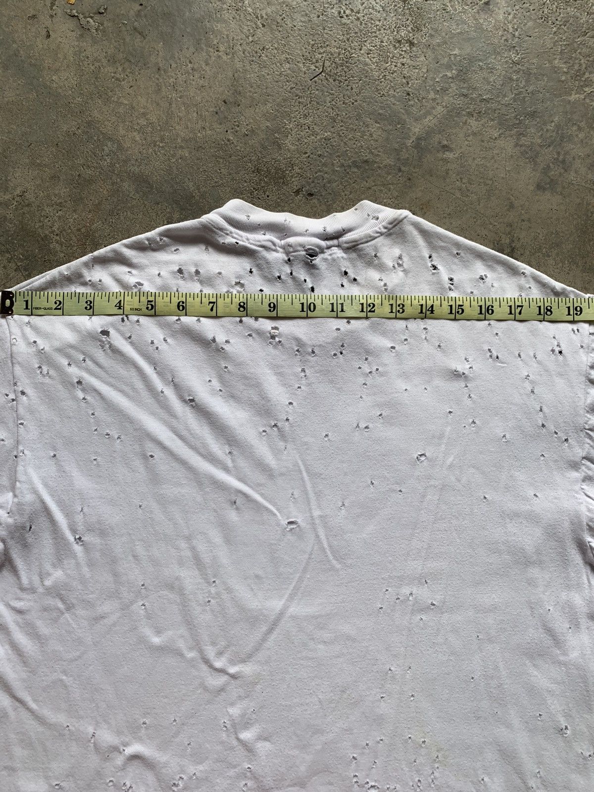 Other RARE Robert Cary-Williams Plain White Distressed Shirt Size US S / EU 44-46 / 1 - 6 Thumbnail