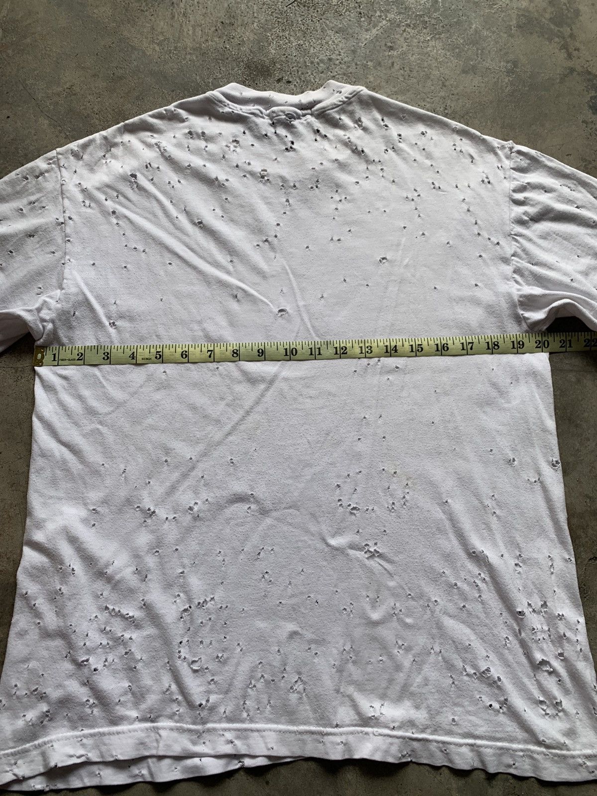 Other RARE Robert Cary-Williams Plain White Distressed Shirt Size US S / EU 44-46 / 1 - 3 Thumbnail