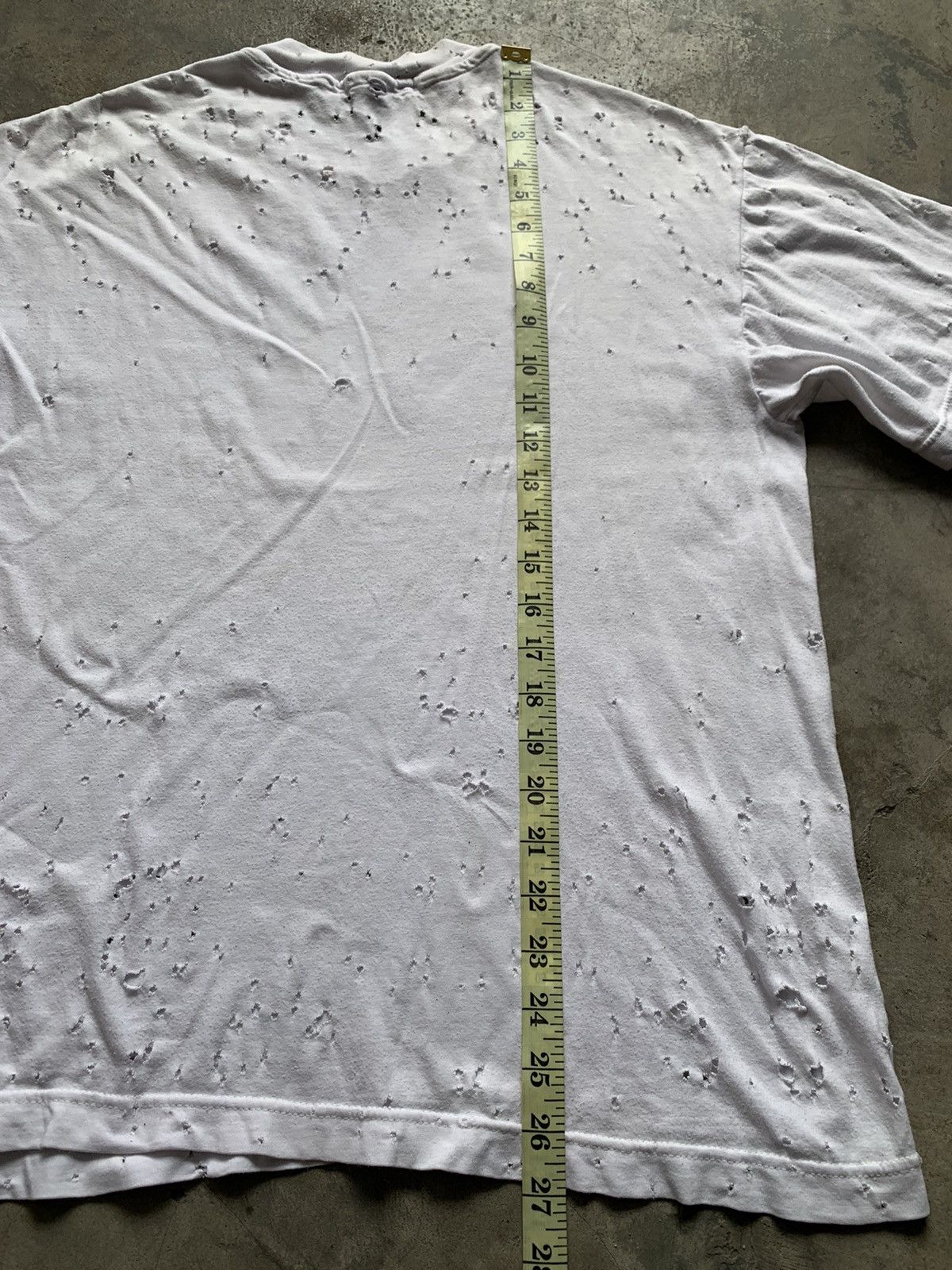 Other RARE Robert Cary-Williams Plain White Distressed Shirt Size US S / EU 44-46 / 1 - 4 Thumbnail
