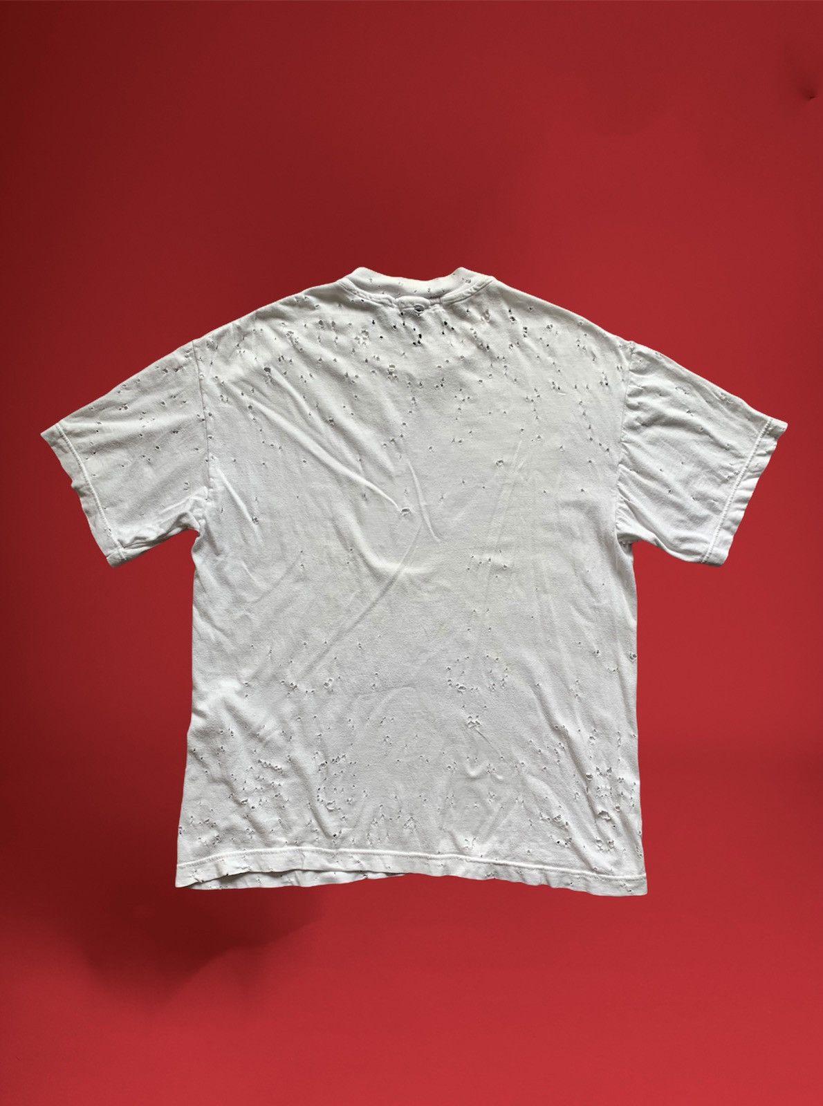 Other RARE Robert Cary-Williams Plain White Distressed Shirt Size US S / EU 44-46 / 1 - 2 Thumbnail