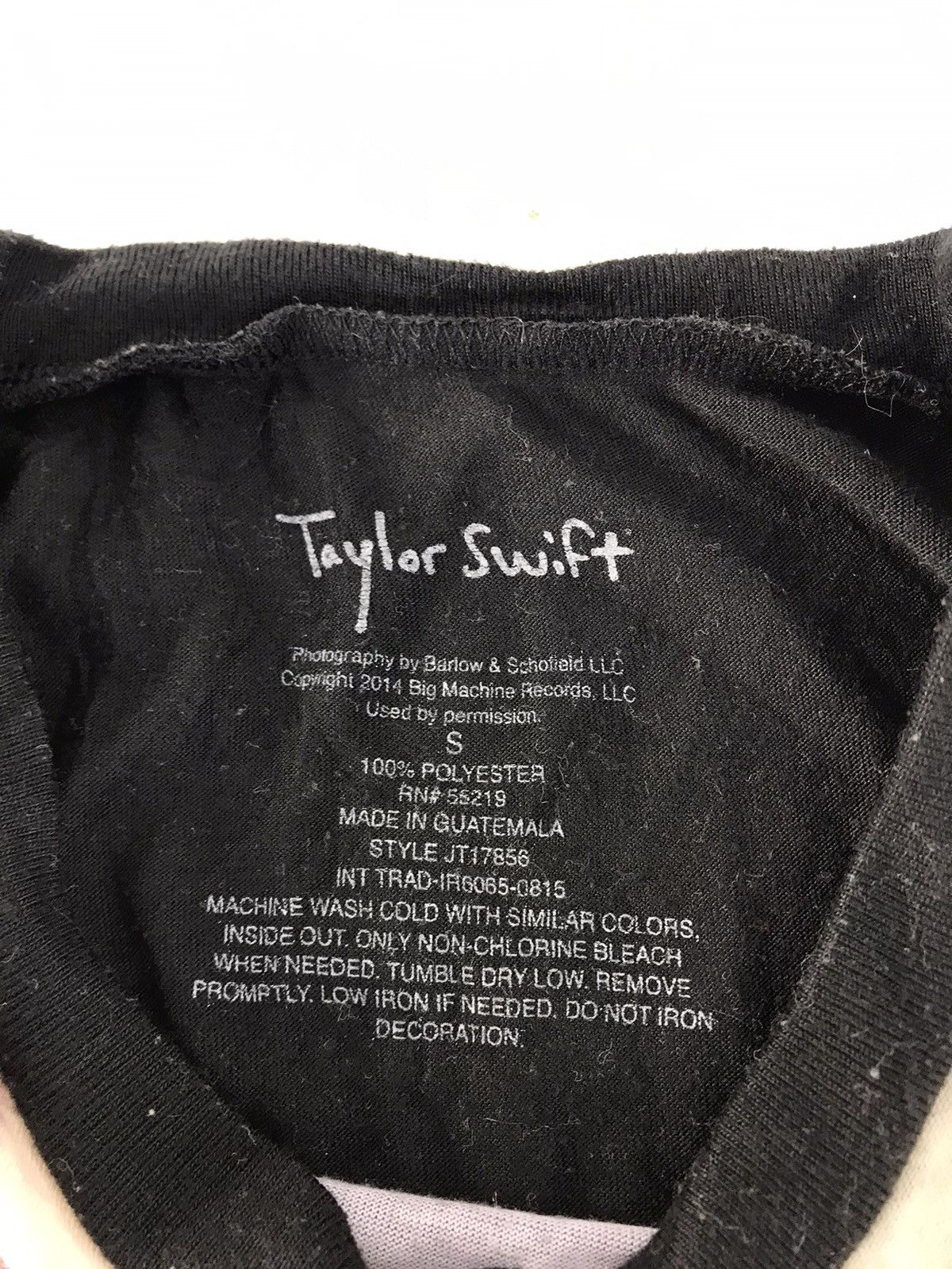 Band Tees Taylor Swift American Singer Sleeveless Top Tank Printed Size S / US 4 / IT 40 - 3 Thumbnail