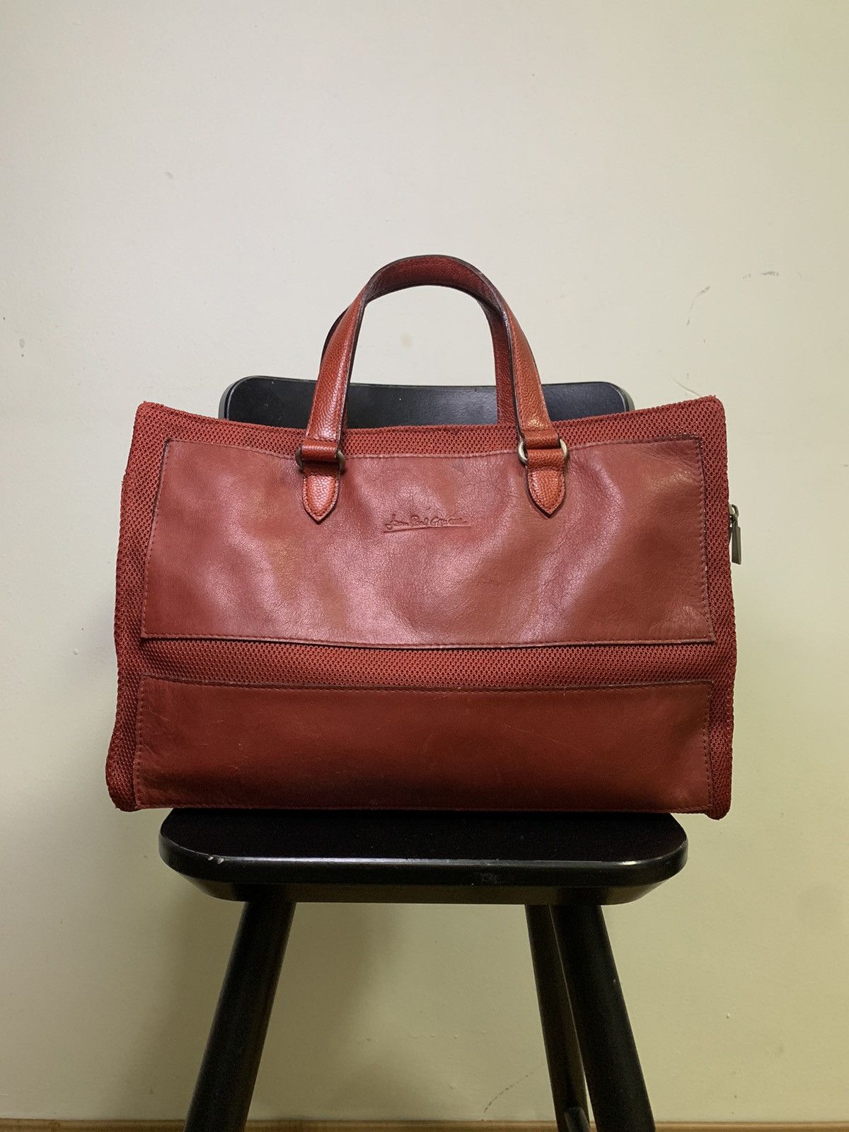 GAULTIER 1990s holographic nylon handbag