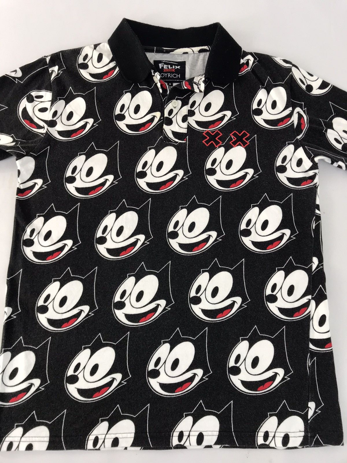 Cartoon Network Joyrich Felix The Cat Polo Tee T-shirt Modern Classic Size US S / EU 44-46 / 1 - 3 Thumbnail
