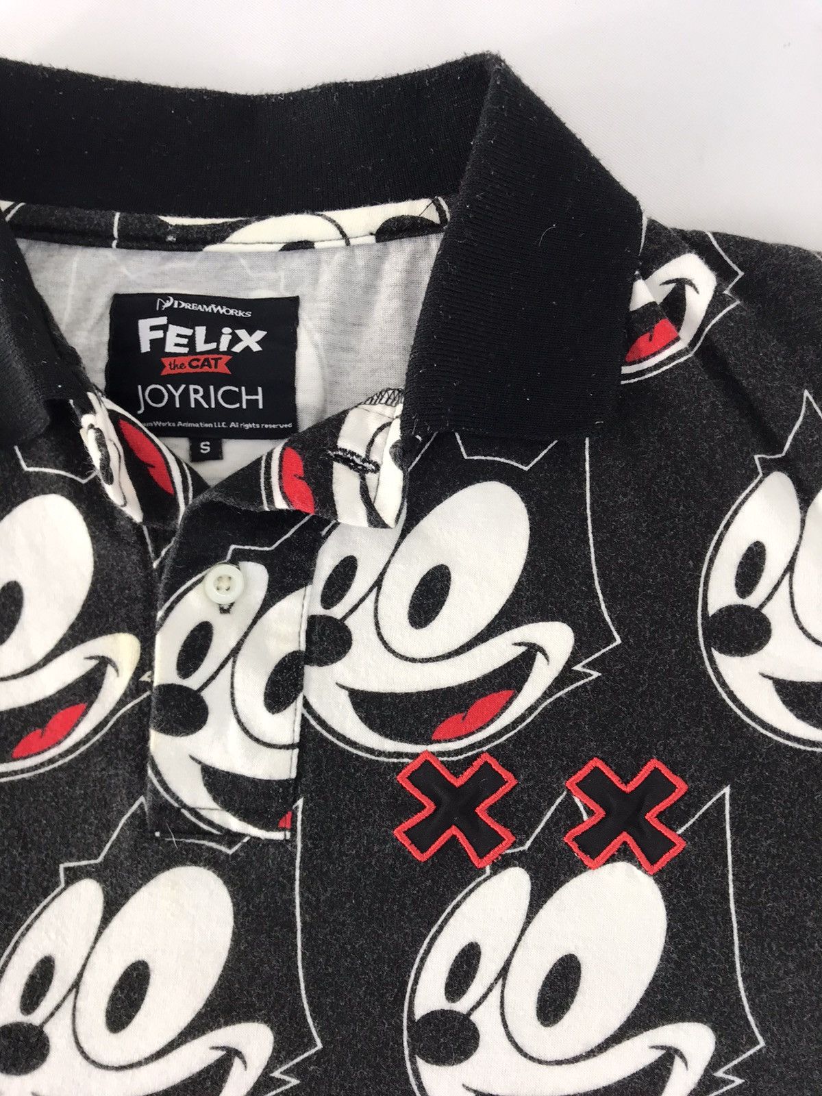 Cartoon Network Joyrich Felix The Cat Polo Tee T-shirt Modern Classic Size US S / EU 44-46 / 1 - 4 Thumbnail