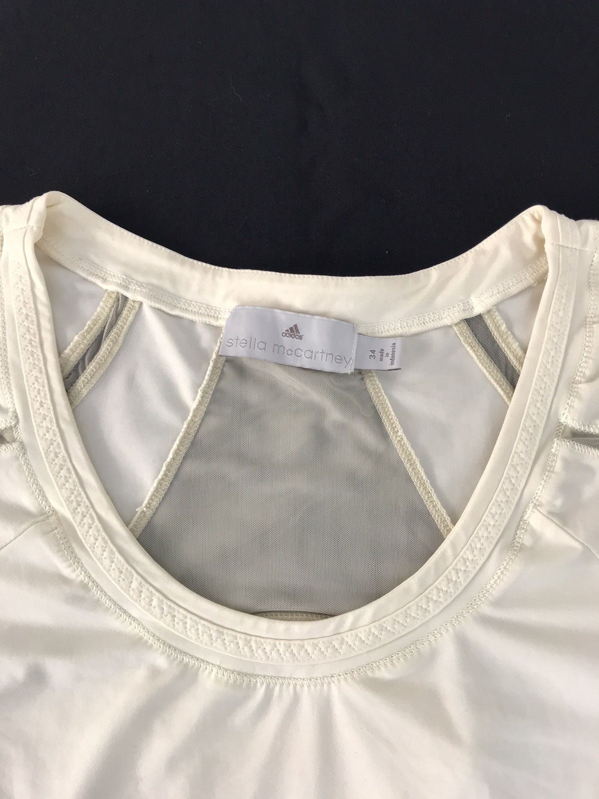 Adidas × Stella McCartney Adidas X Stella Mc Cartney True Strength Training Yoga Tee Size XXS / US 00 / IT 34 - 4 Thumbnail