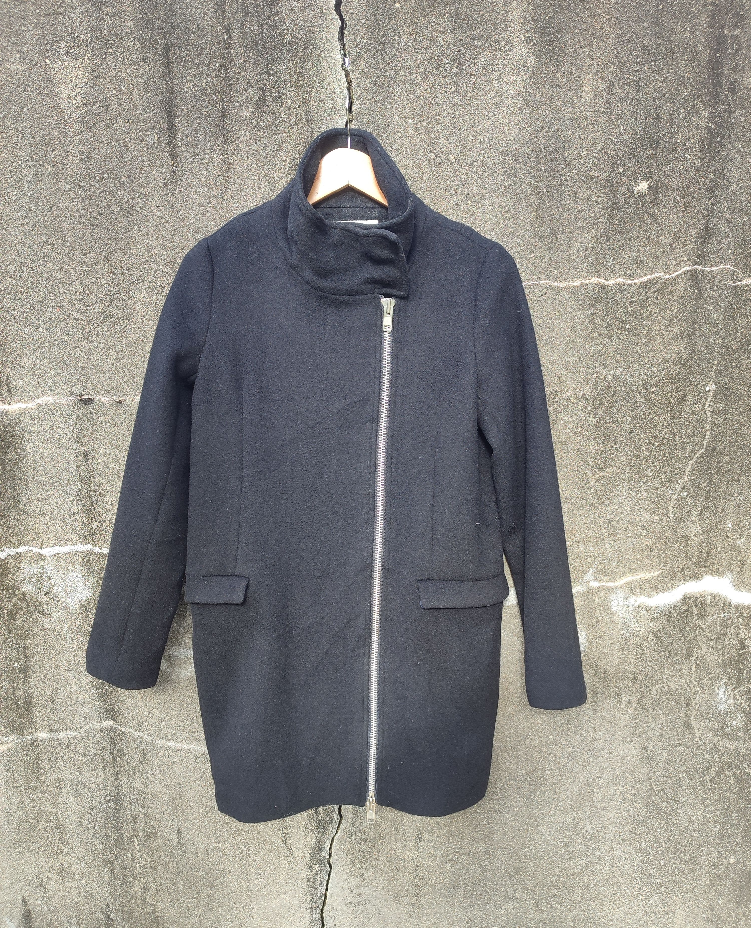 Other Moussy Asymmetrical Wool Blend Coat Minimalist Style Size US M / EU 48-50 / 2 - 1 Thumbnail