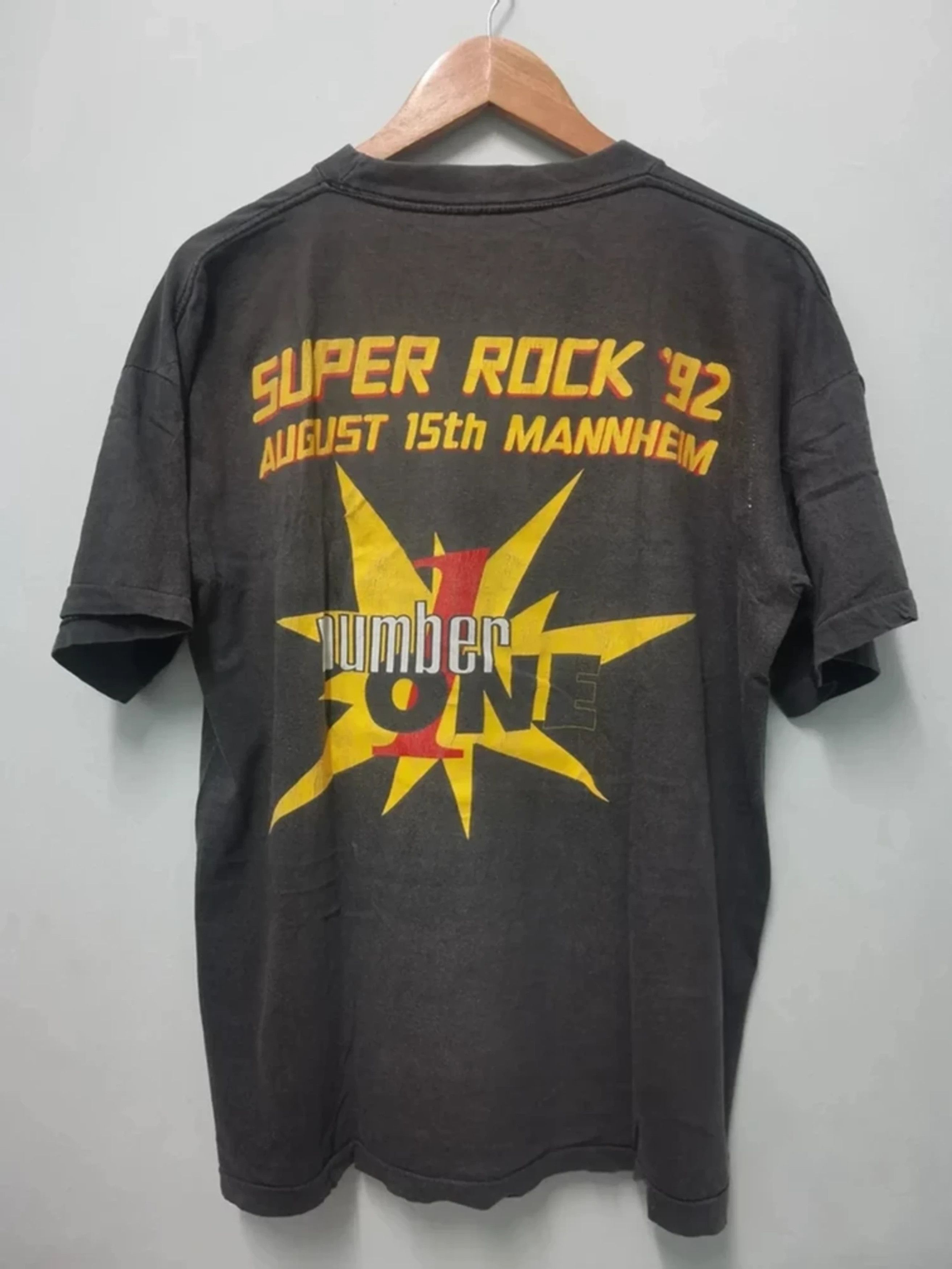 Band Tees True Vintage 90s Helloween Metal Band Tee Super Rock 92 Size US XL / EU 56 / 4 - 3 Thumbnail