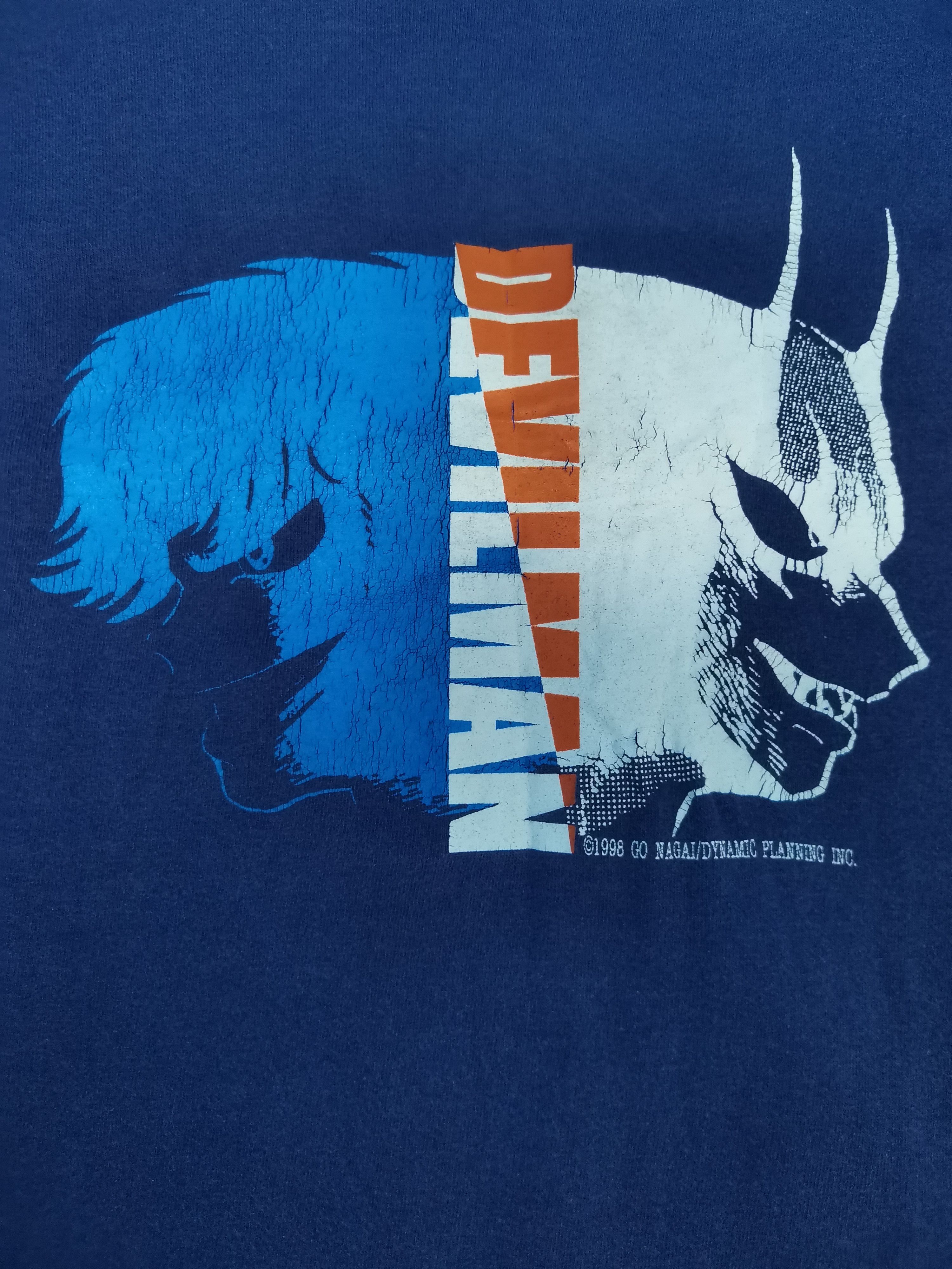 Anime Vintage Devilman Japan Anime Tee Akira Evangelion Bleach Size US L / EU 52-54 / 3 - 1 Thumbnail