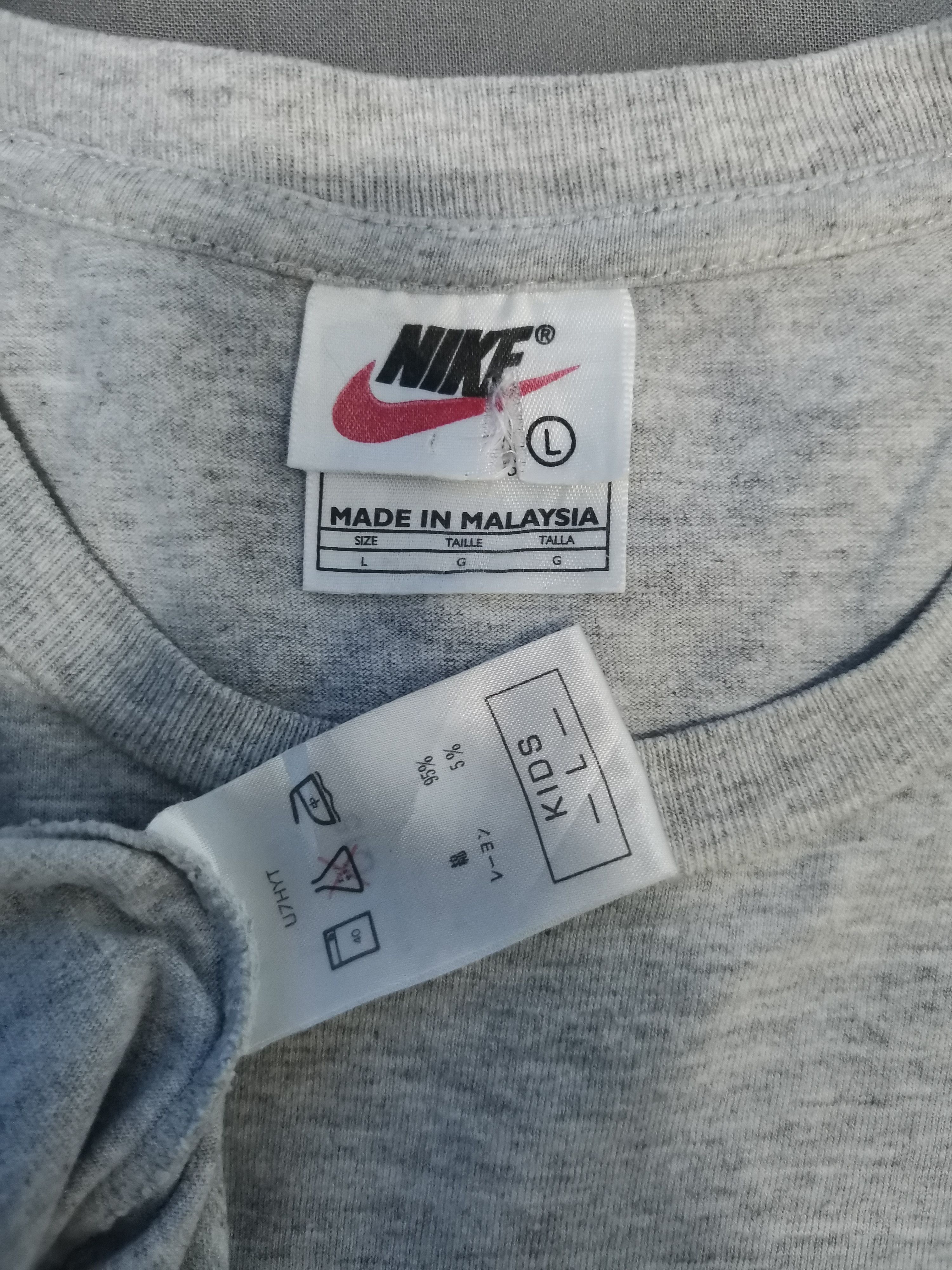 Nike Vintage Nike Spell Out Tee Big Logo Rodman Jordan Rare Size US M / EU 48-50 / 2 - 3 Thumbnail