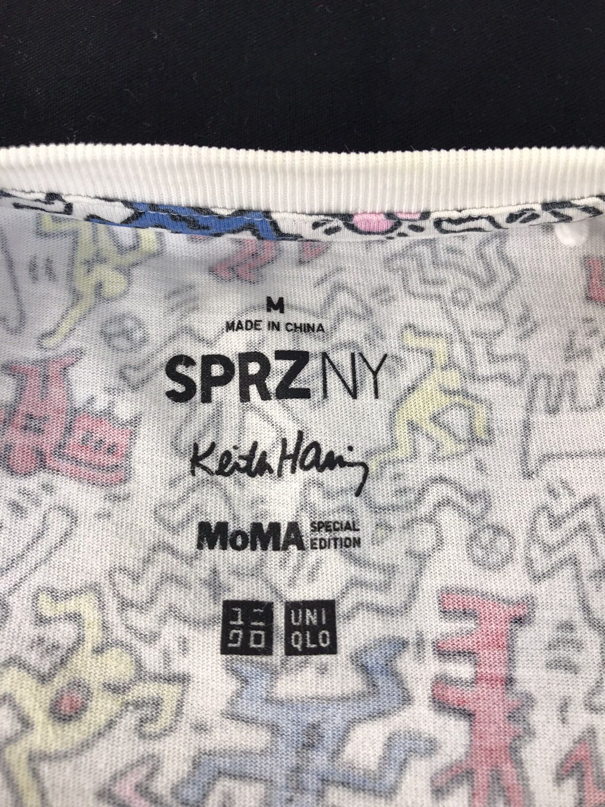 Japanese Brand × Keith Haring Vintage Keith Haring Overprint Tee Size US M / EU 48-50 / 2 - 5 Thumbnail