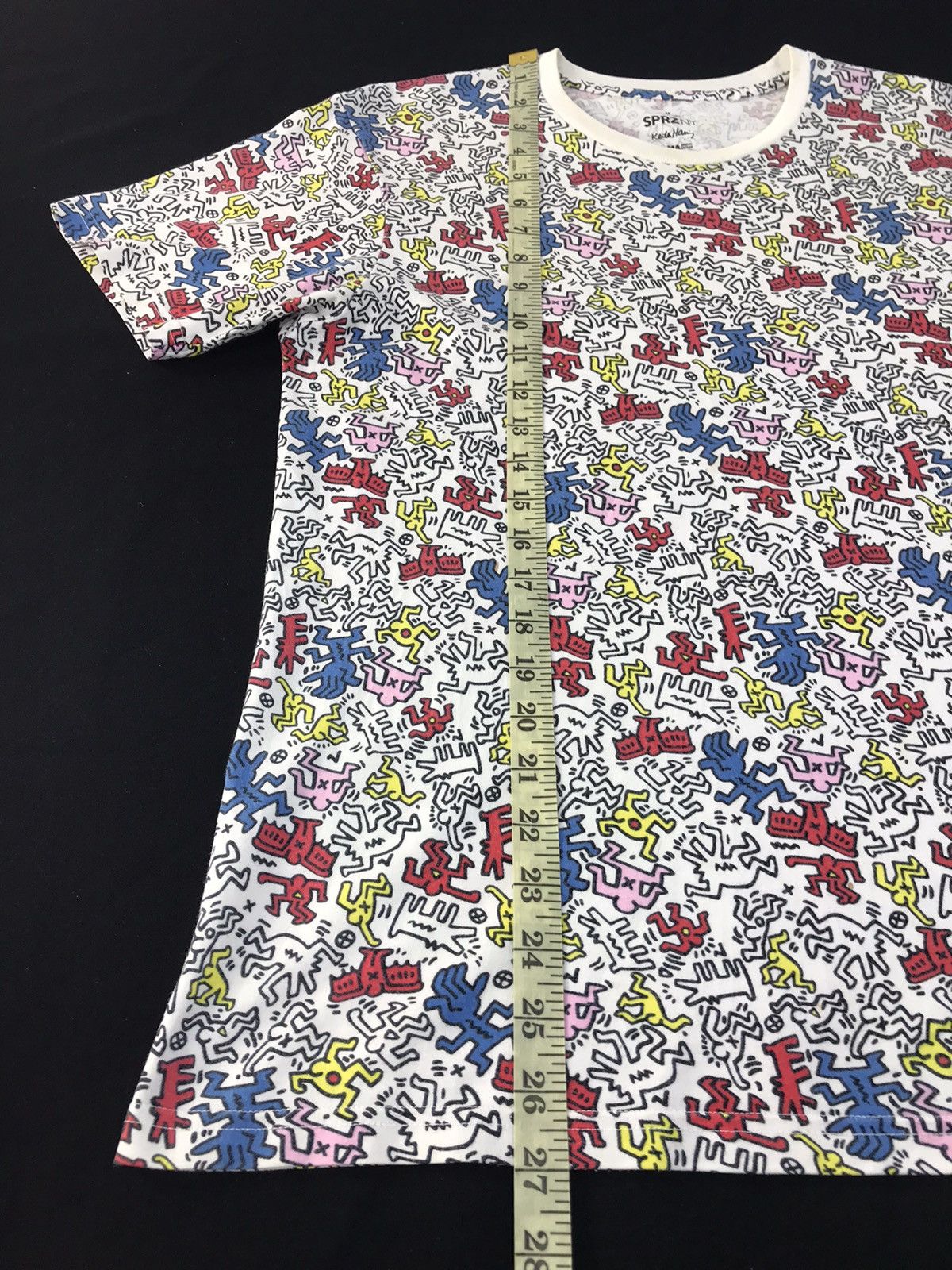 Japanese Brand × Keith Haring Vintage Keith Haring Overprint Tee Size US M / EU 48-50 / 2 - 9 Thumbnail