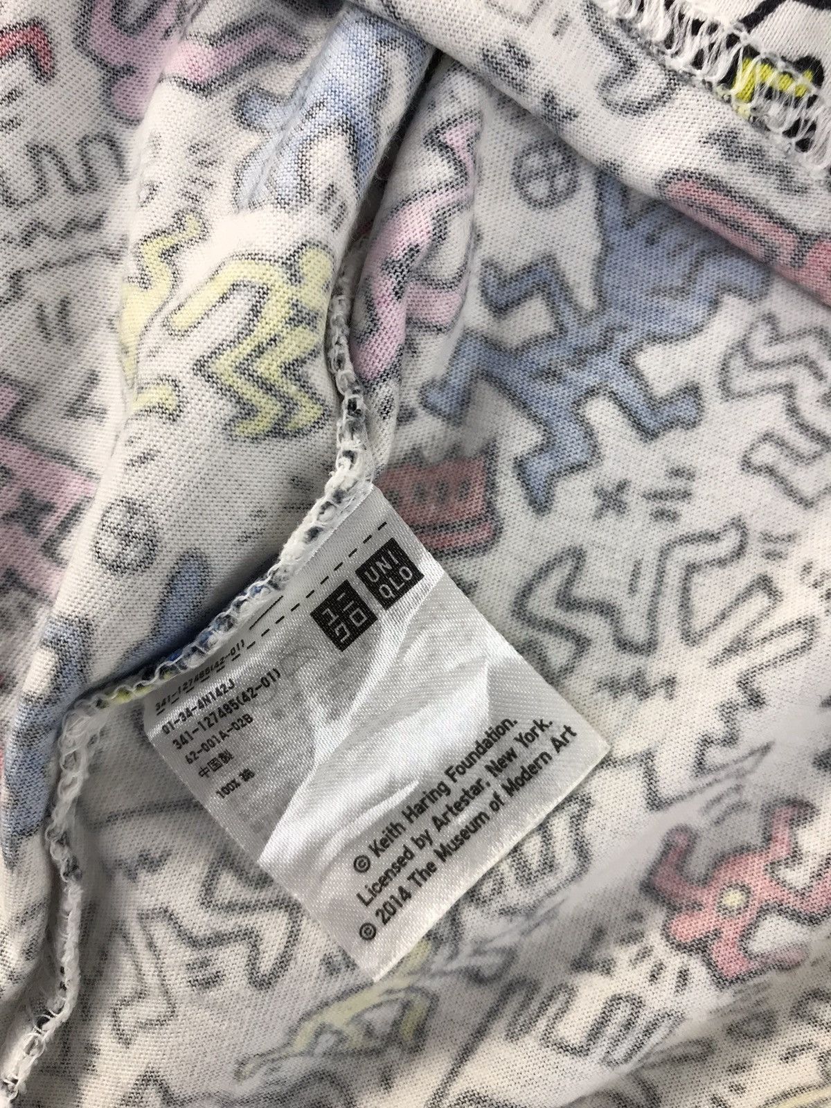 Japanese Brand × Keith Haring Vintage Keith Haring Overprint Tee Size US M / EU 48-50 / 2 - 6 Thumbnail