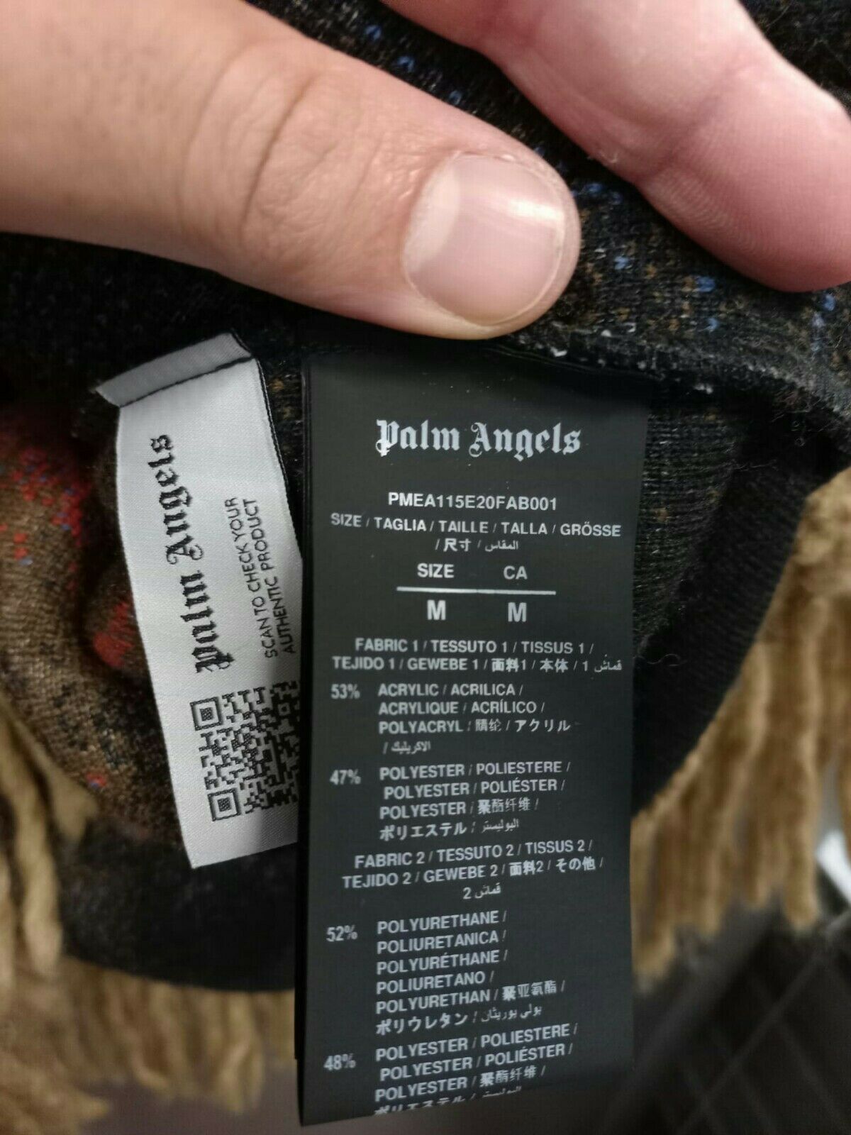 Palm Angels PALM ANGELS Rp1135euro Jacket Size US M / EU 48-50 / 2 - 8 Thumbnail