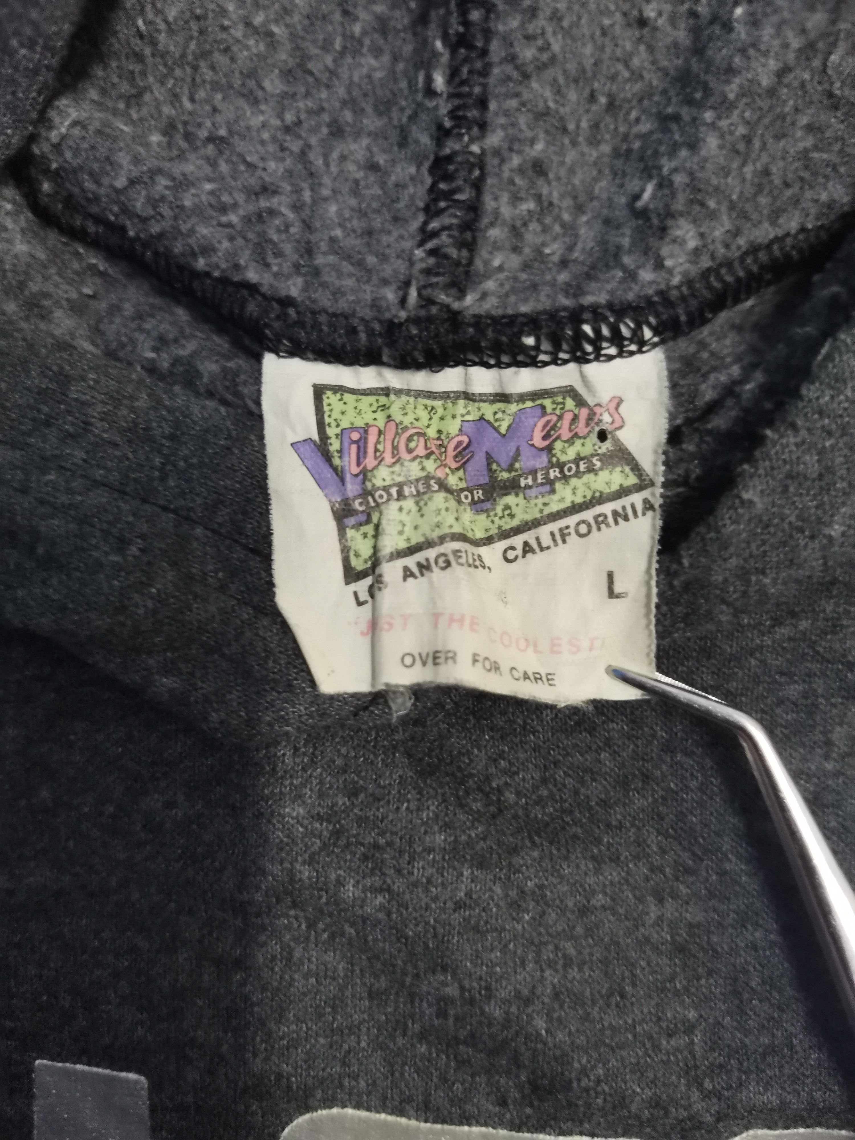 Rap Tees Vintage 90's Malcom X Hoodie Big Logo USA Guevara Rare Size US L / EU 52-54 / 3 - 5 Thumbnail