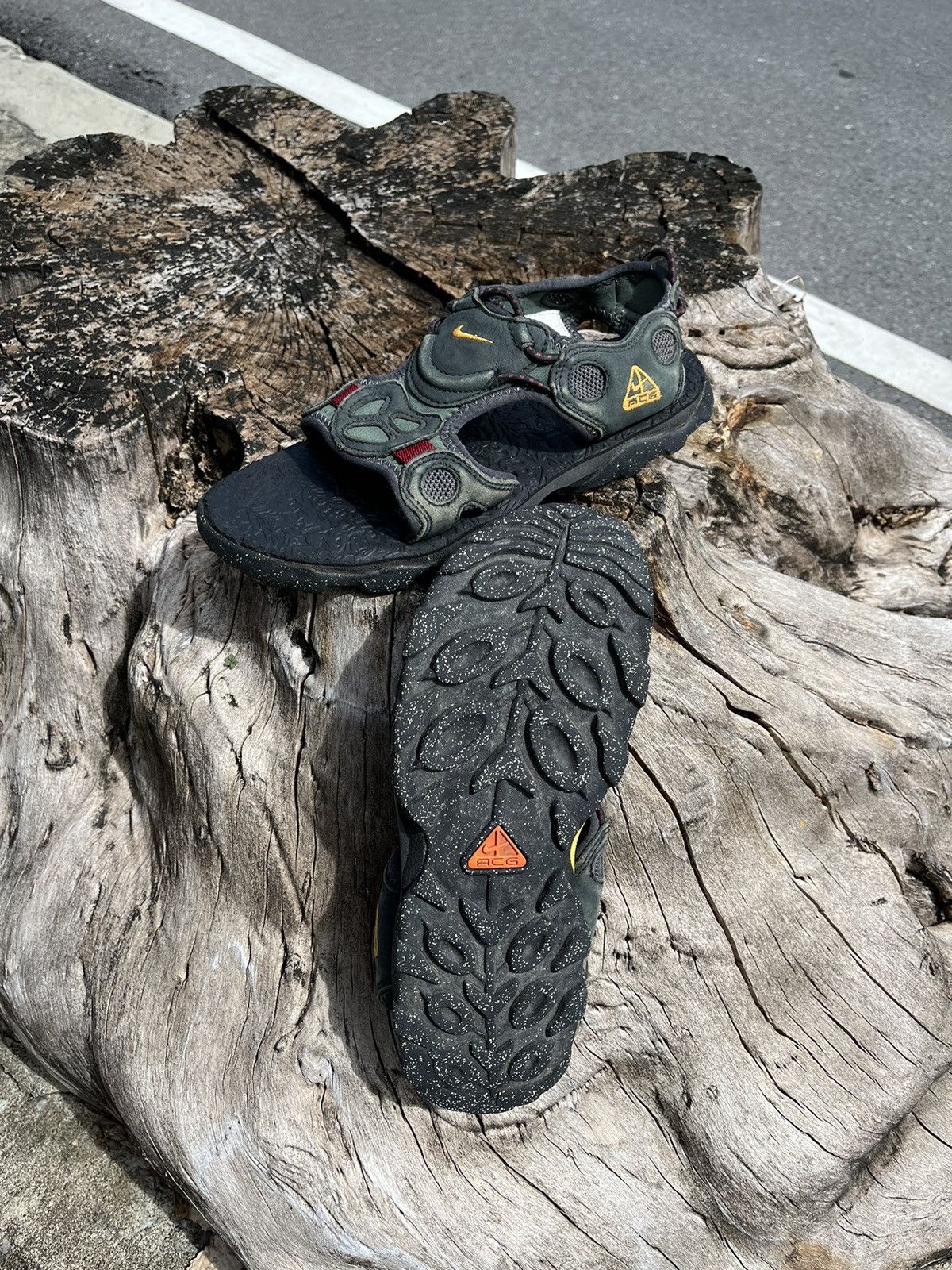 VINTAGE NIKE ACG - SANDALS Mules Nike Acg Black size 38 EU in Rubber - 45986981 main image 2