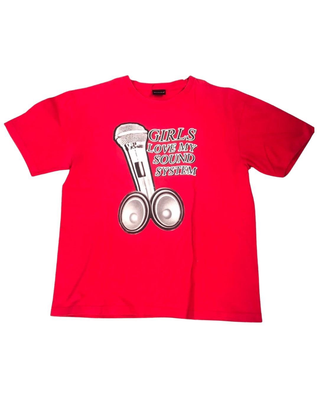 Technics Girls Love My Sound System Parody T-Shirt