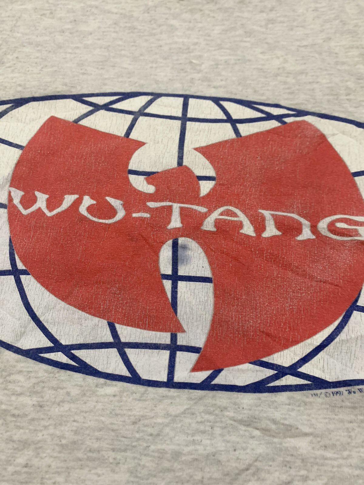 Rap Tees × Vintage Vintage Wu Tang Clan Classic Logo 1997 T-Shirt Size US XL / EU 56 / 4 - 4 Thumbnail