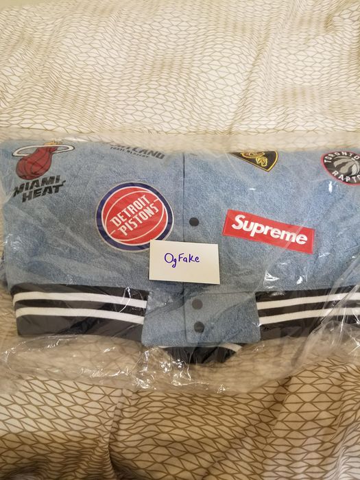 Supreme Nike/NBA Teams Warm-Up Jacket Denim