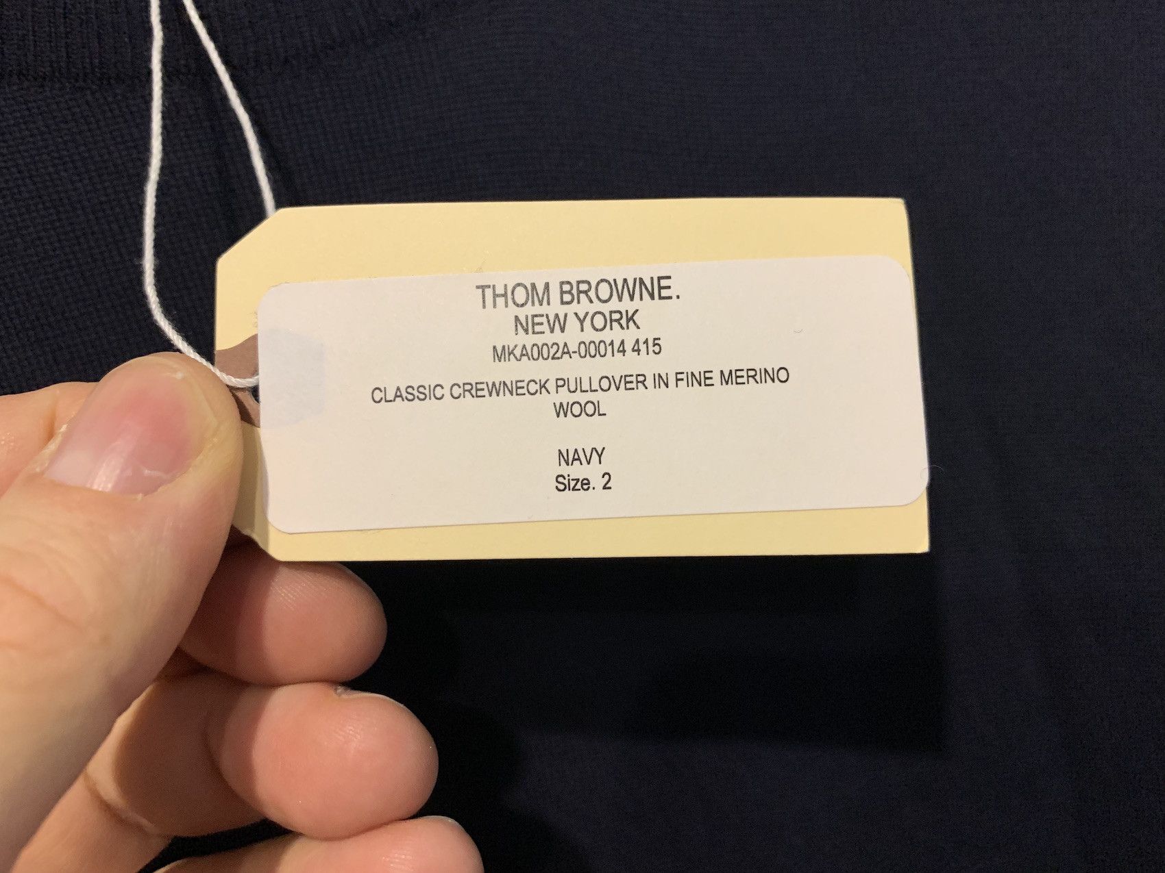 Thom Browne FW'19 Sweater in Fine Merino Wool Size US S / EU 44-46 / 1 - 3 Thumbnail