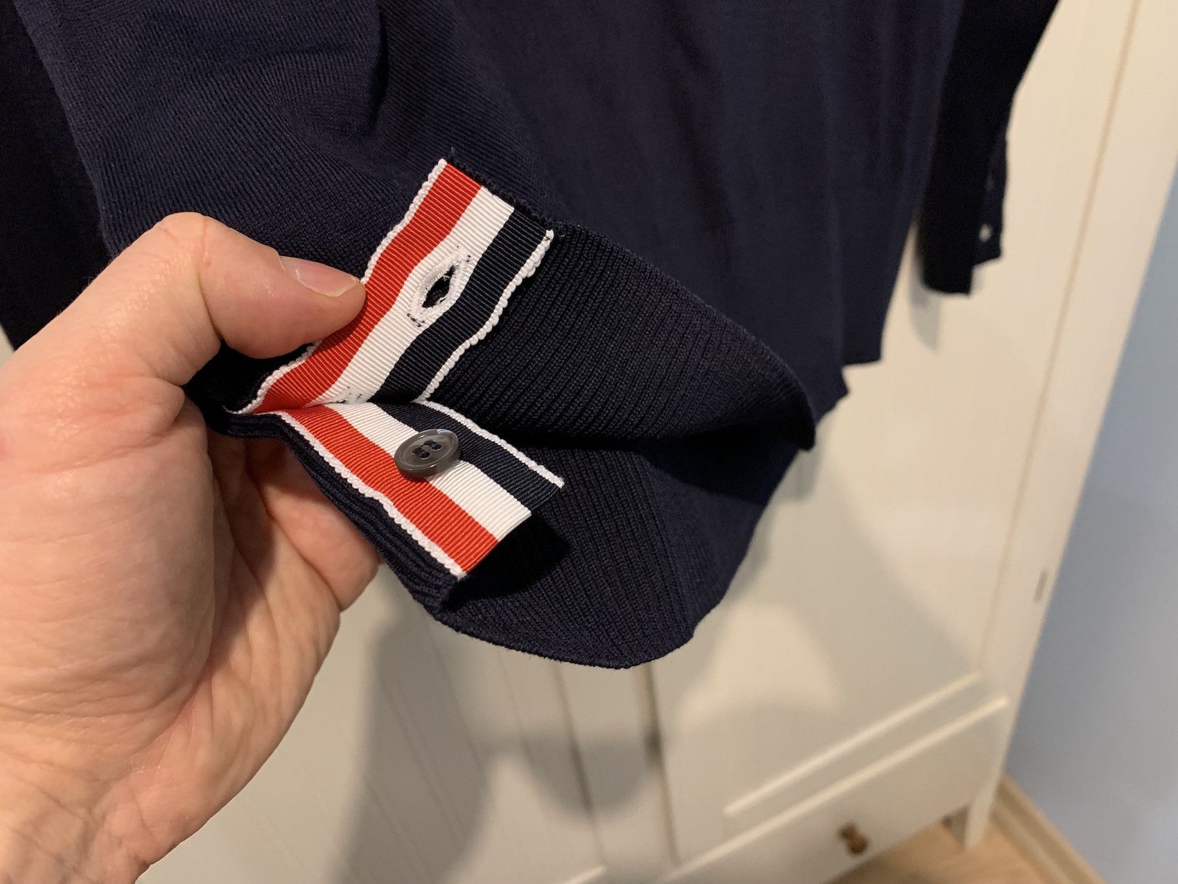 Thom Browne FW'19 Sweater in Fine Merino Wool Size US S / EU 44-46 / 1 - 6 Thumbnail
