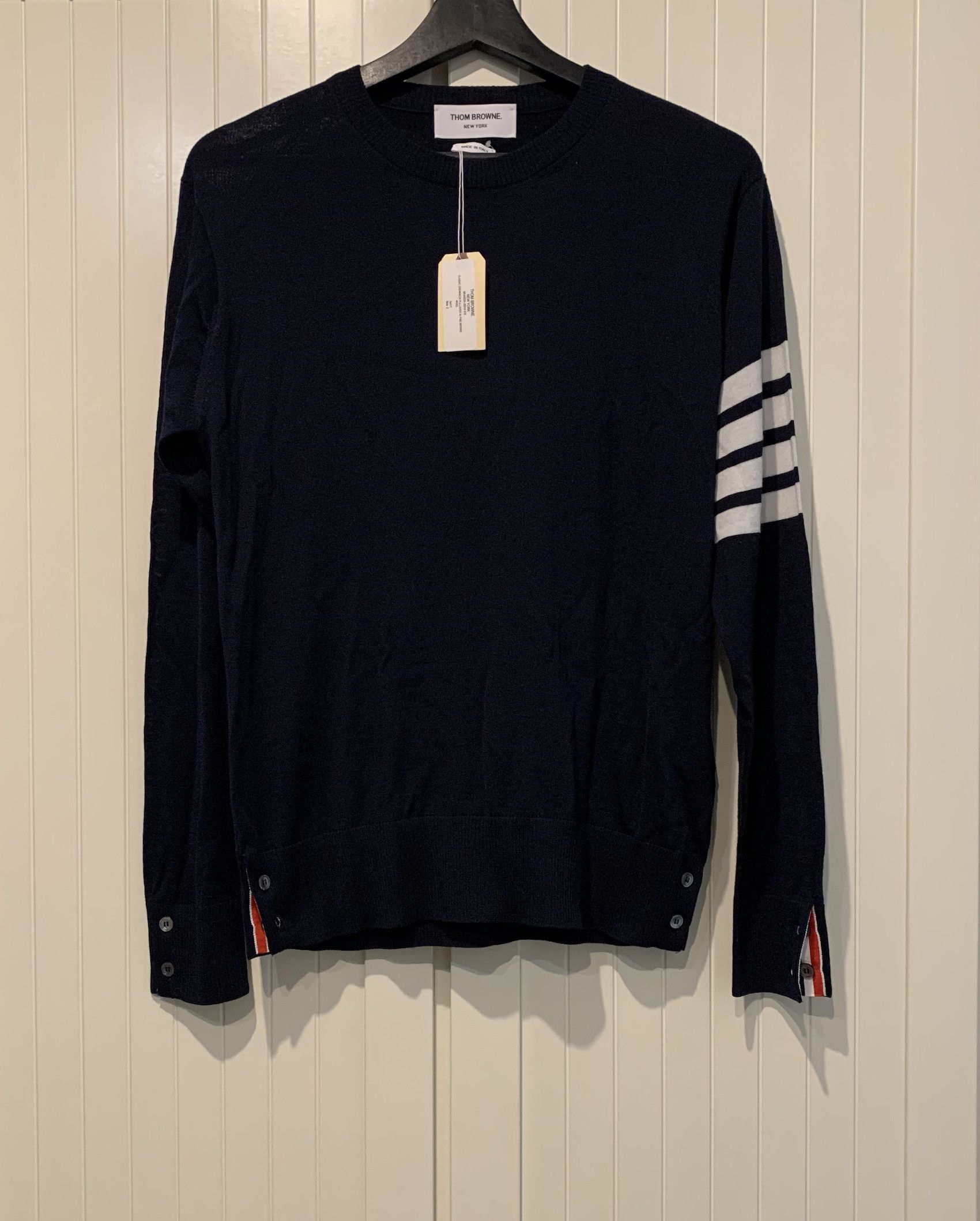 Thom Browne FW'19 Sweater in Fine Merino Wool Size US S / EU 44-46 / 1 - 1 Thumbnail