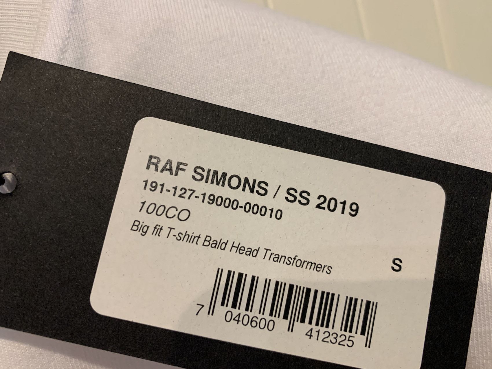 Raf Simons SS'19 T-shirt Bald Head Size US S / EU 44-46 / 1 - 6 Thumbnail