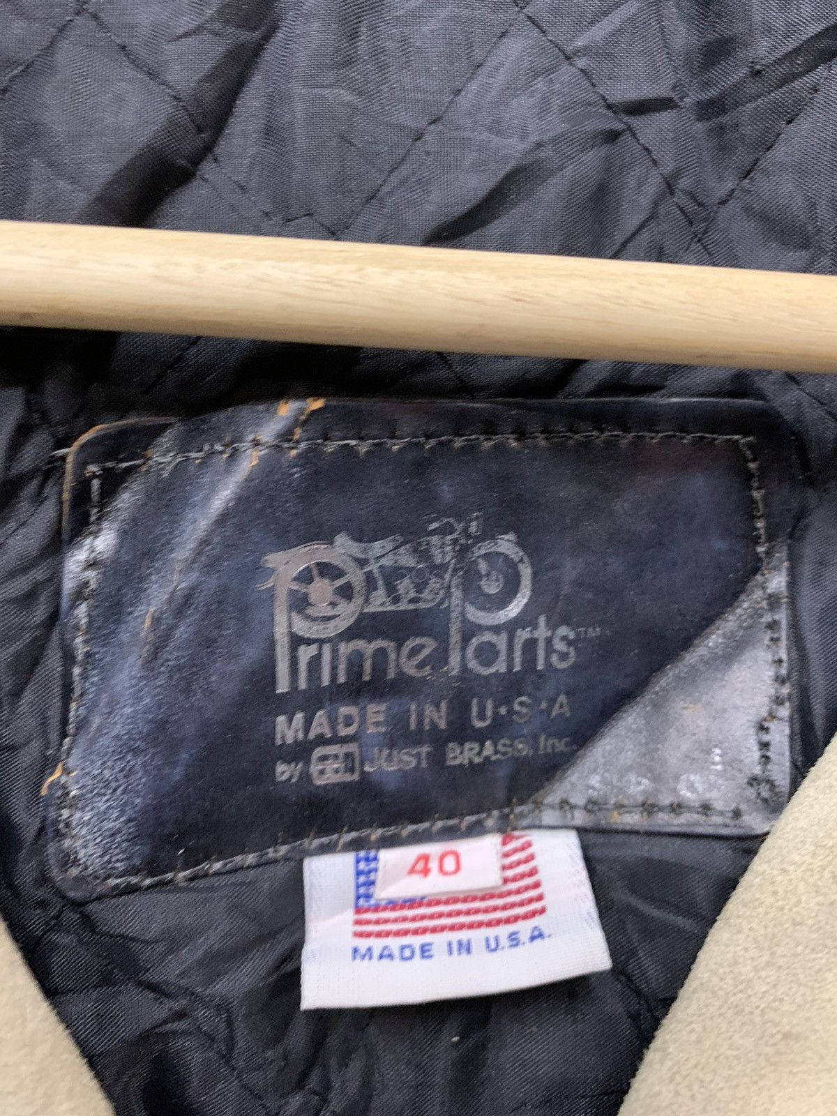 Genuine Leather 🔥PRIME PARTS JUST BRASS DOUBLE COLLAR LEATHER JACKETS Size US M / EU 48-50 / 2 - 8 Thumbnail