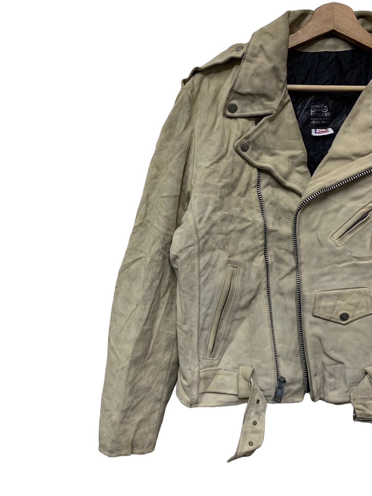 Genuine Leather 🔥PRIME PARTS JUST BRASS DOUBLE COLLAR LEATHER JACKETS Size US M / EU 48-50 / 2 - 2 Thumbnail