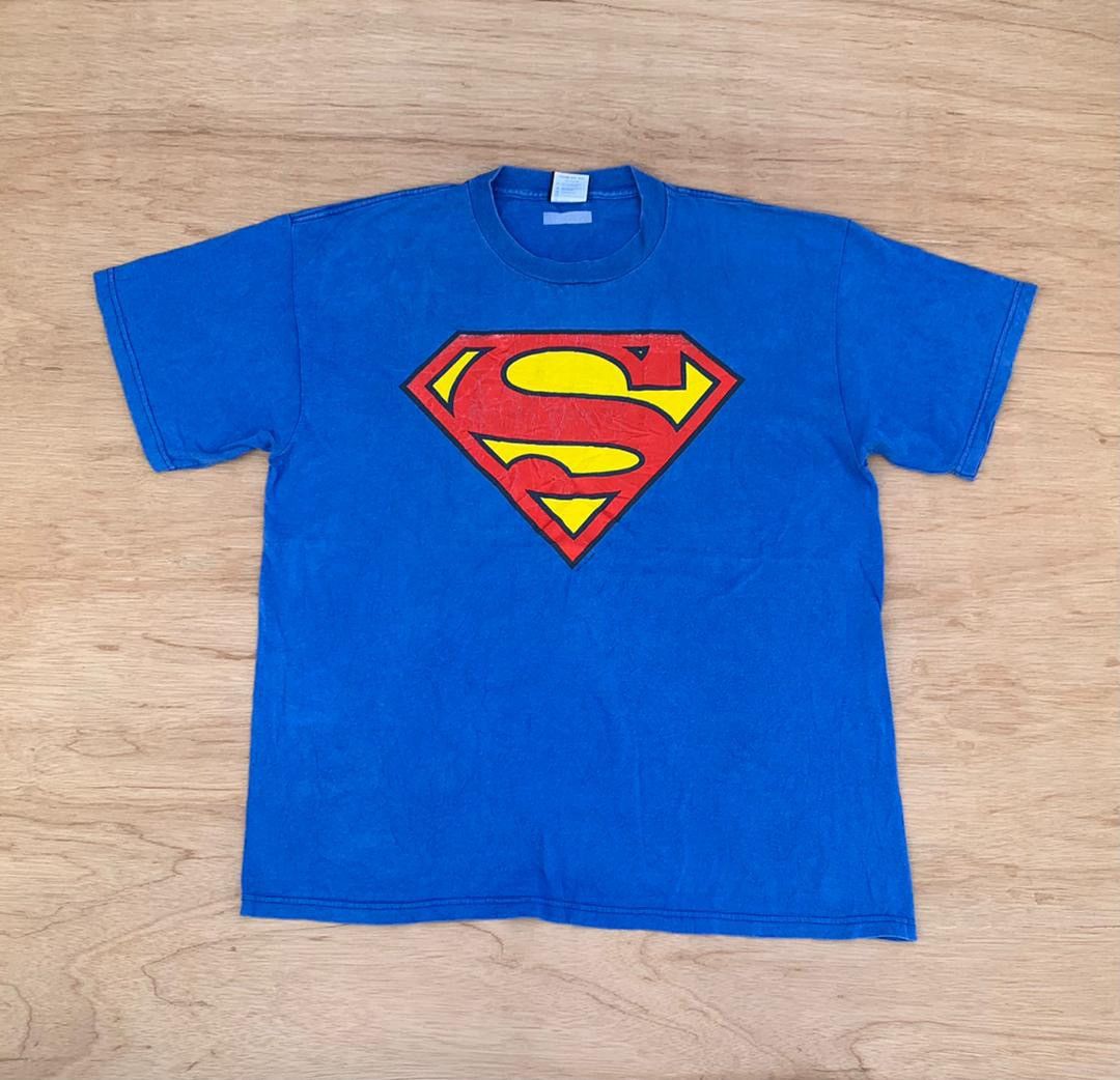 DC Comics × Vintage Vintage tee superman ( A 17 ) Size US L / EU 52-54 / 3 - 1 Thumbnail